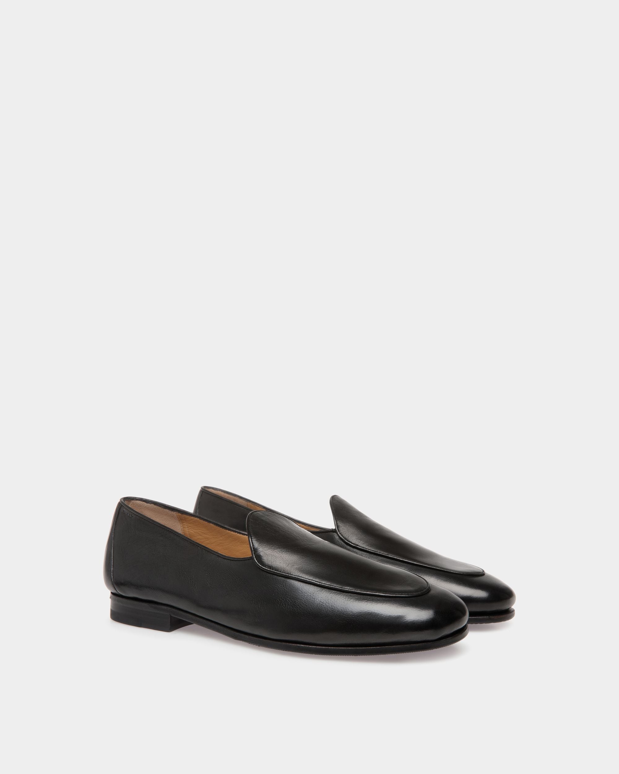 Plume Loafer In Black Leather - Herren - Bally - 02