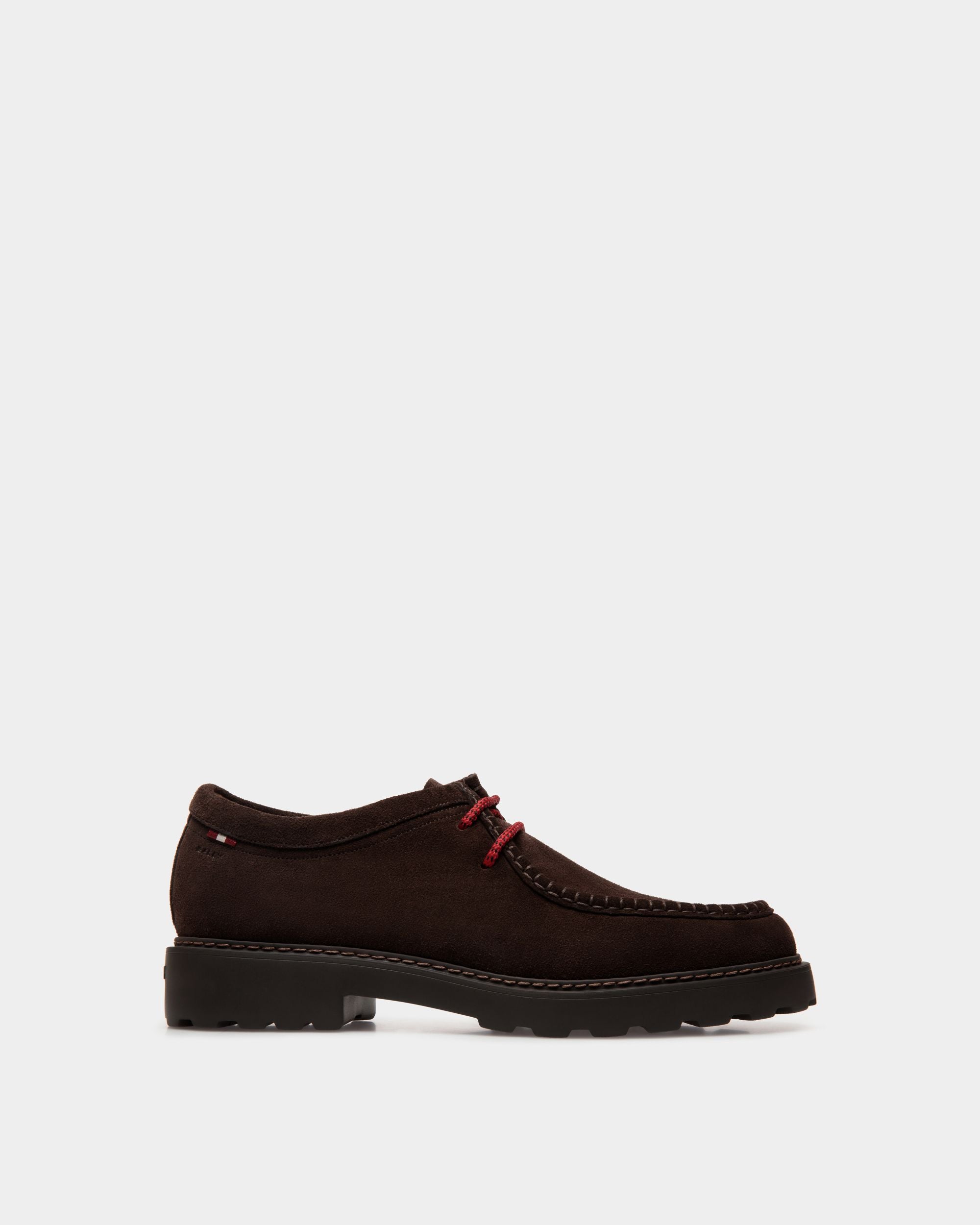 Gusto Derby-Schuhe Aus Veloursleder In Ebenholz - Herren - Bally - 01