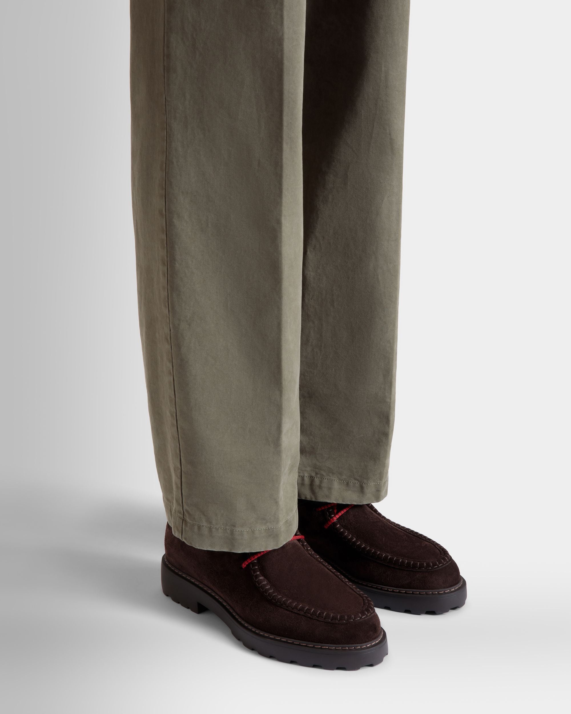 Gusto Derby-Schuhe Aus Veloursleder In Ebenholz - Herren - Bally - 02