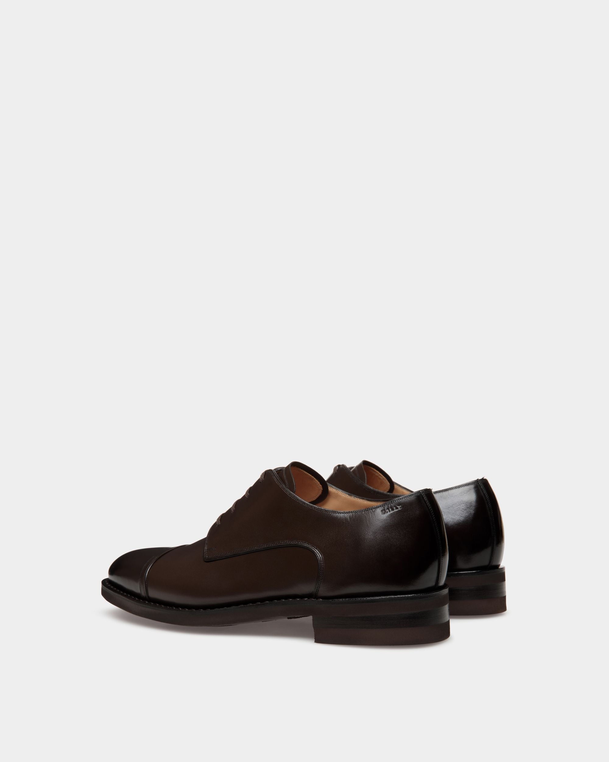 Scribe Un Derby in Ebano Leather - Herren - Bally - 03