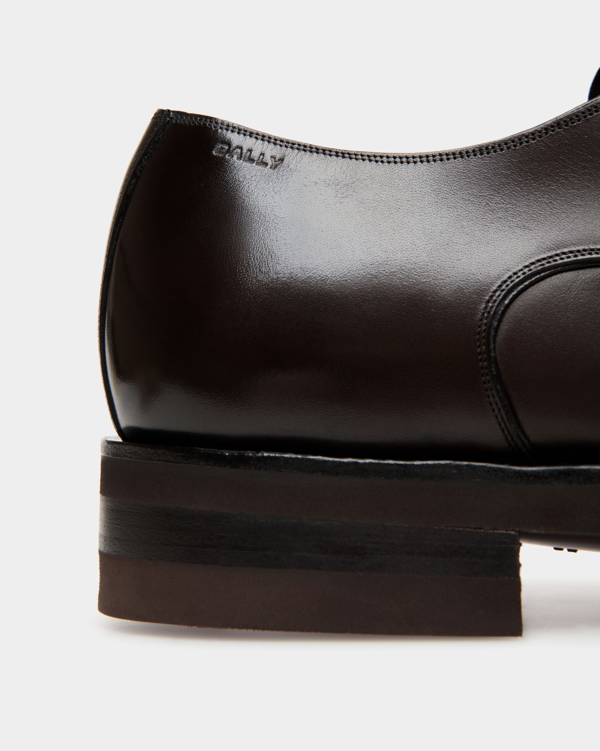 Scribe Un Derby in Ebano Leather - Herren - Bally - 05