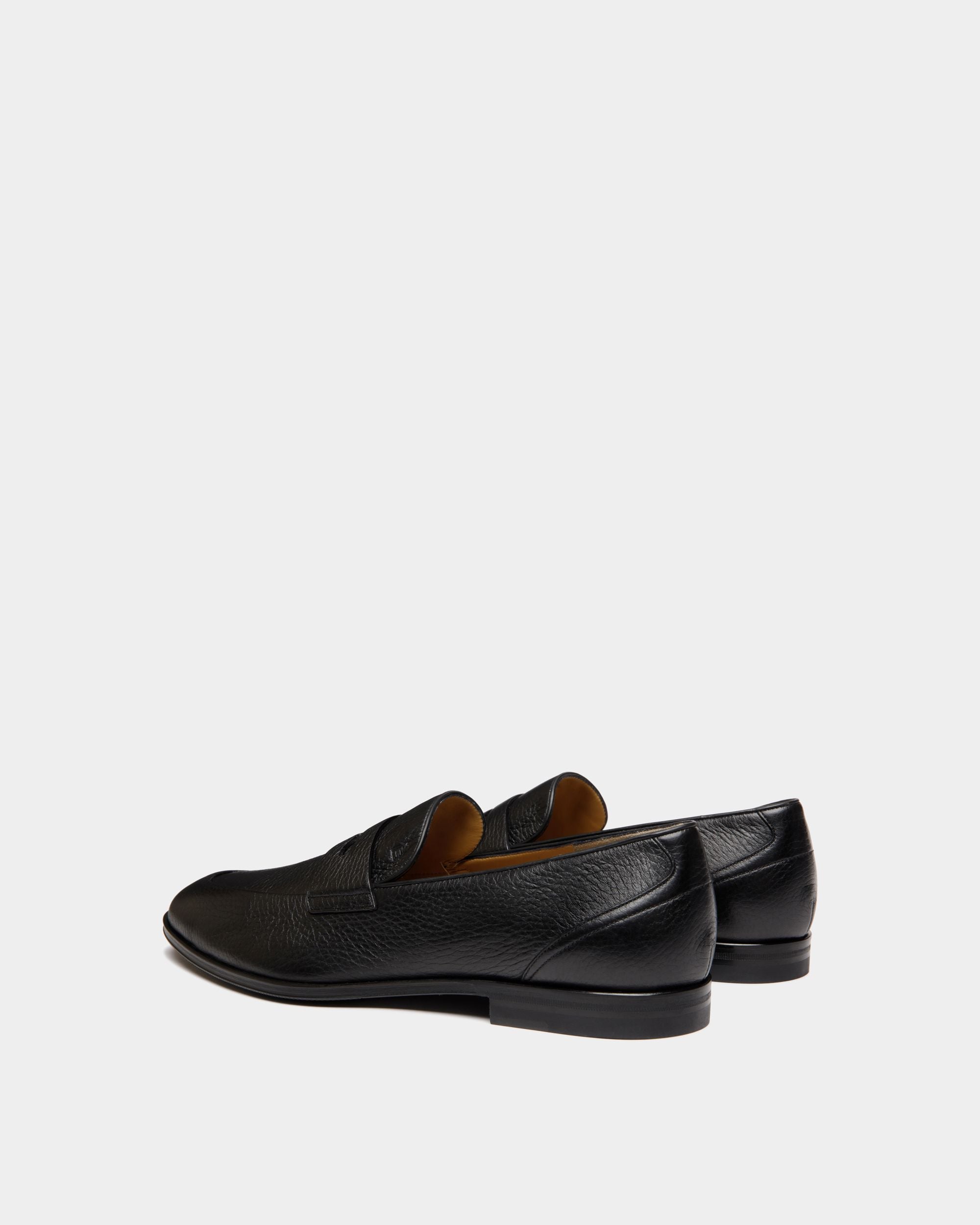 Mocasín Westminster De Piel De Ciervo Negra - Hombre - Bally - 03