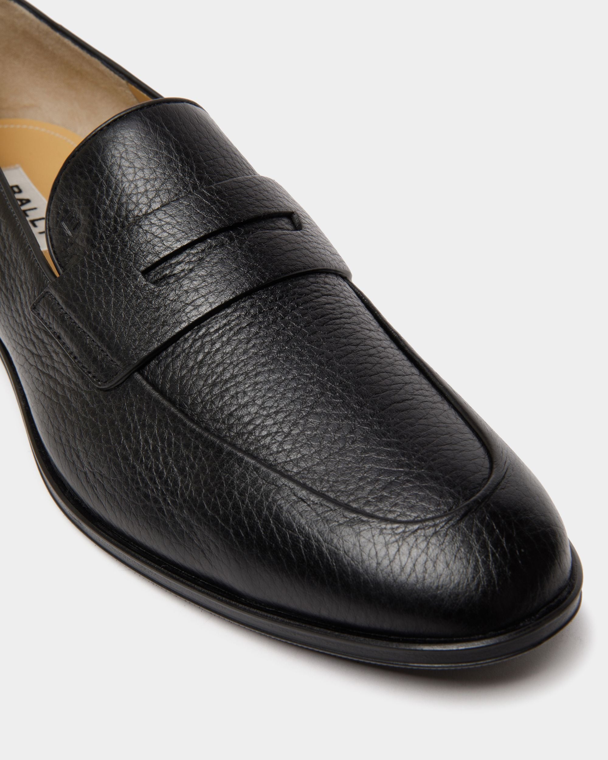 Mocasín Westminster De Piel De Ciervo Negra - Hombre - Bally - 04