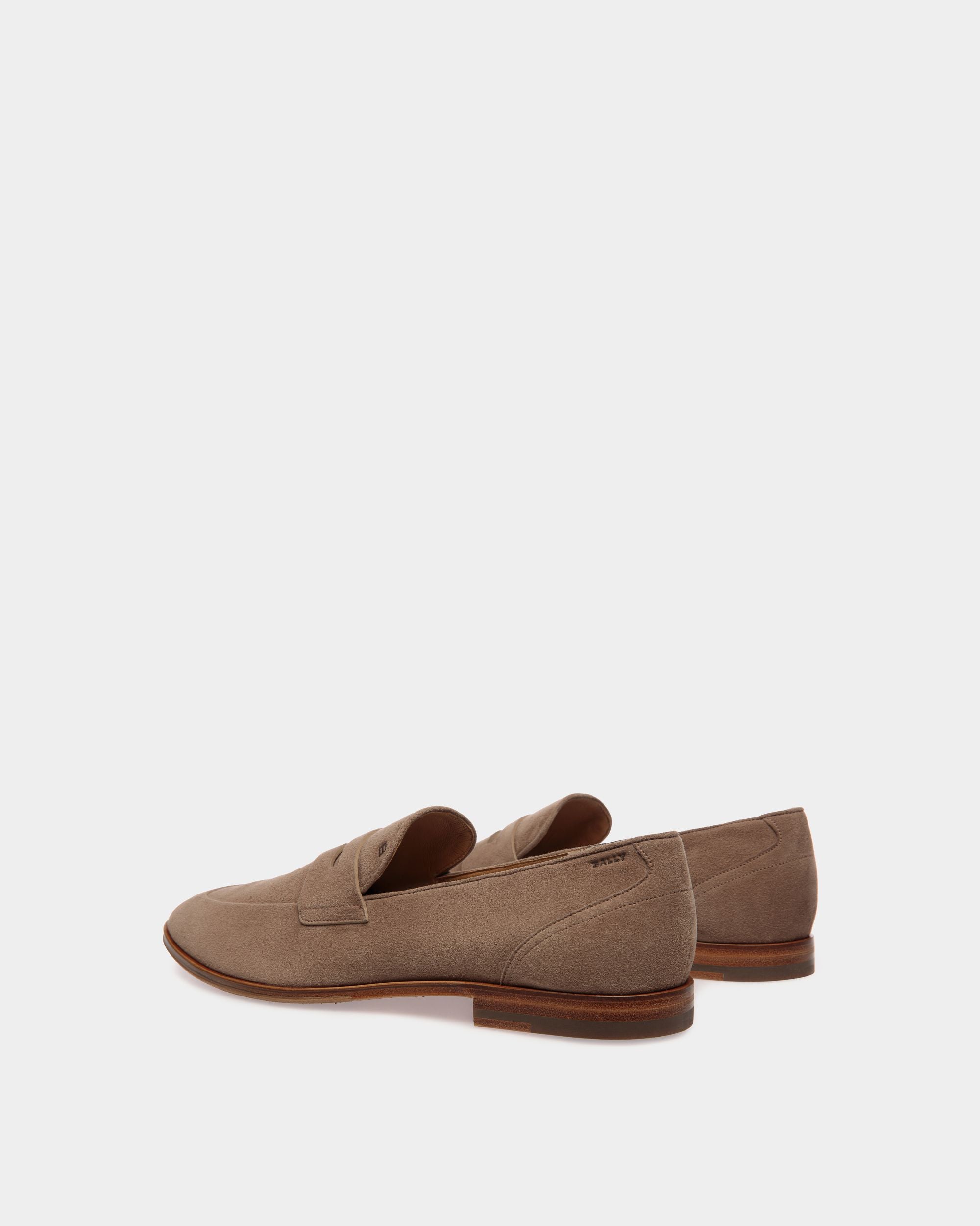 Westminster Loafer Aus Veloursleder In Taupe - Herren - Bally - 03