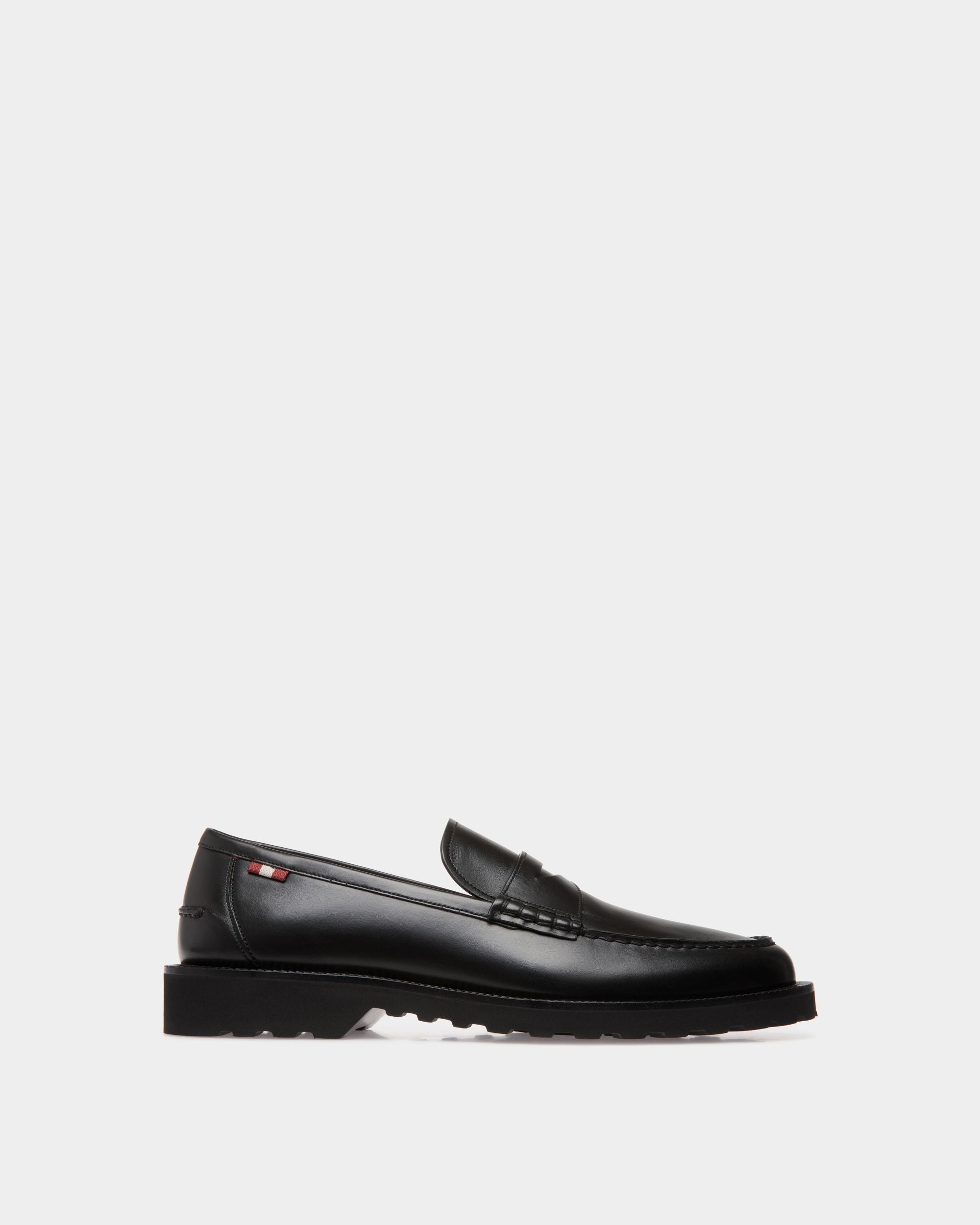Loafer in Black Leather - Men's - Bally - 01