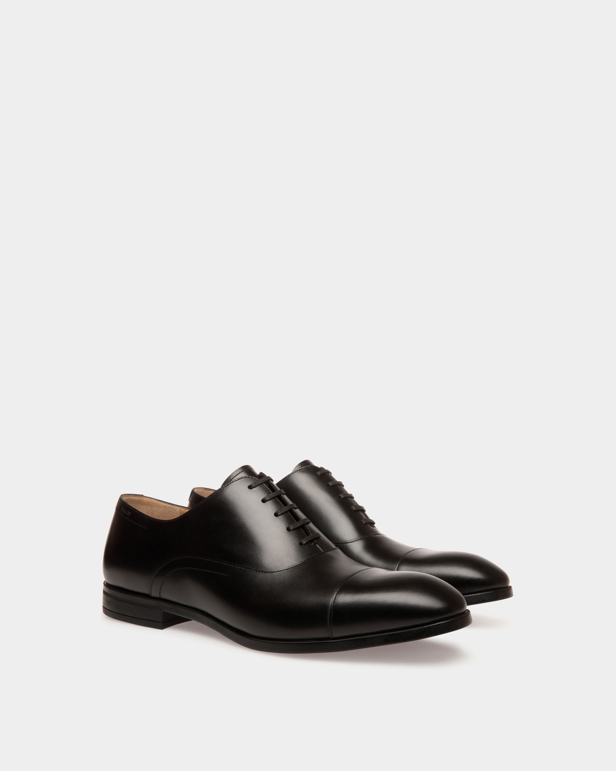 Oxford In Black  Leather - Hombre - Bally - 02