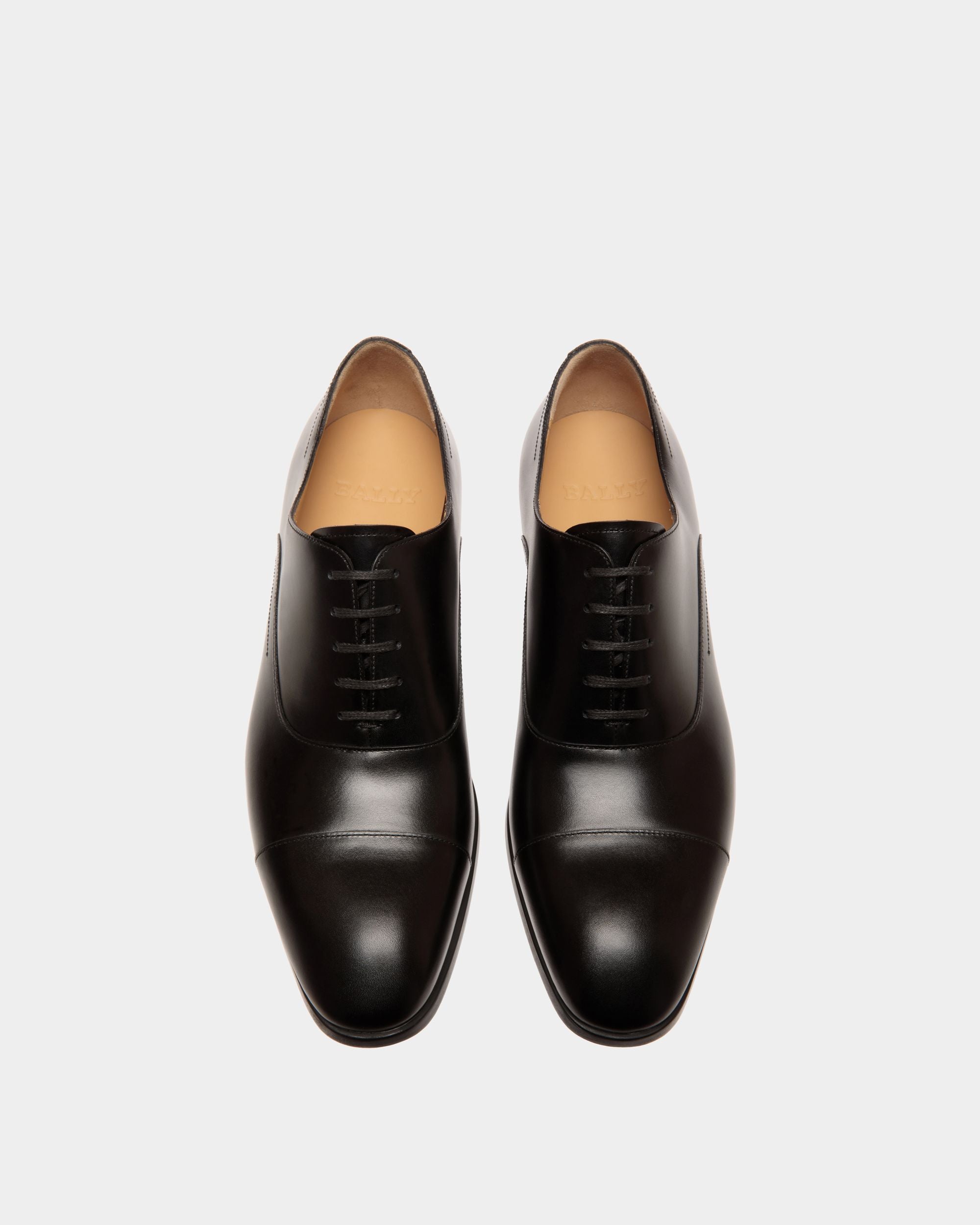 Oxford In Black  Leather - Hombre - Bally - 04