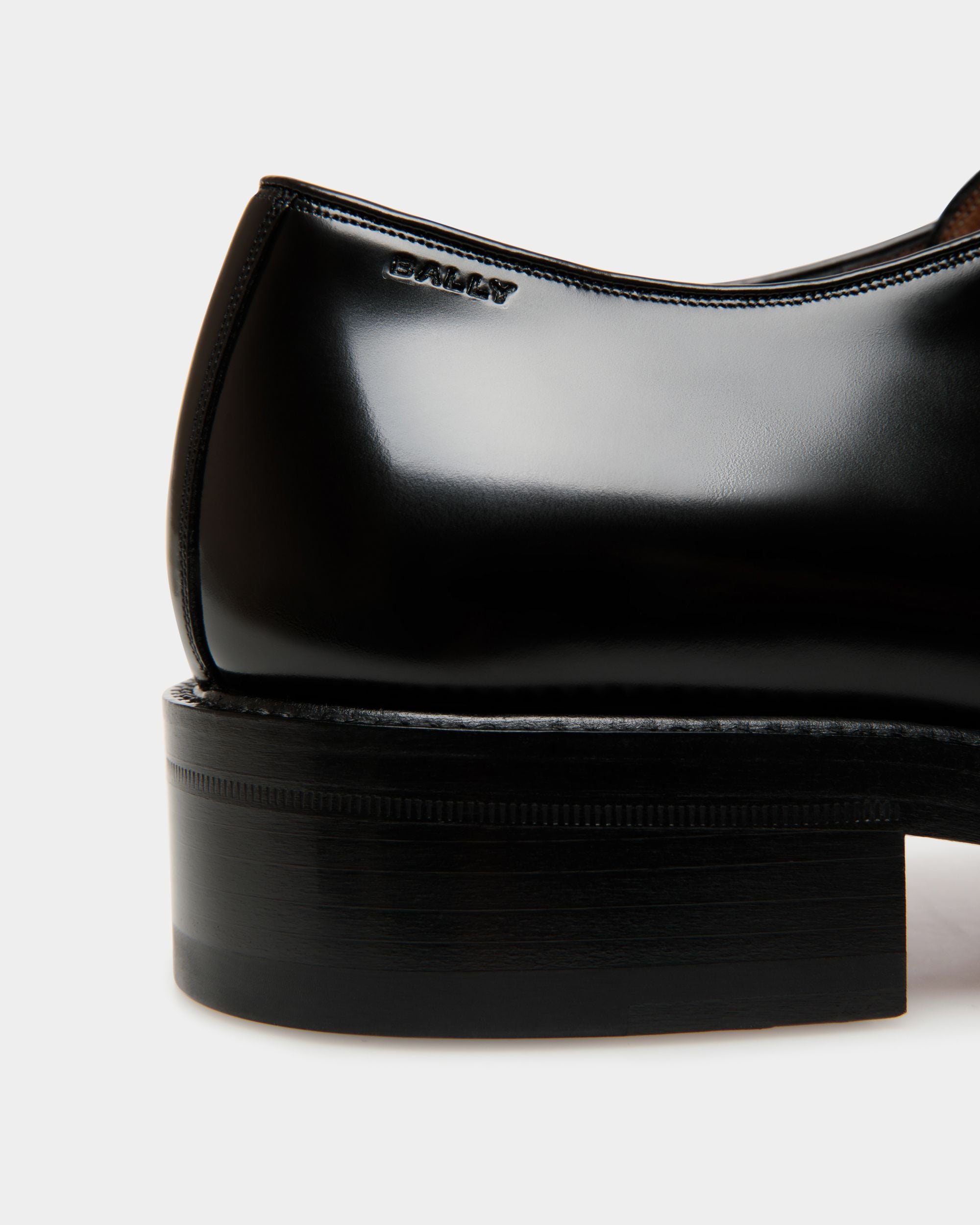 Sockel Derby In Black Leather - Men's - Bally - 06