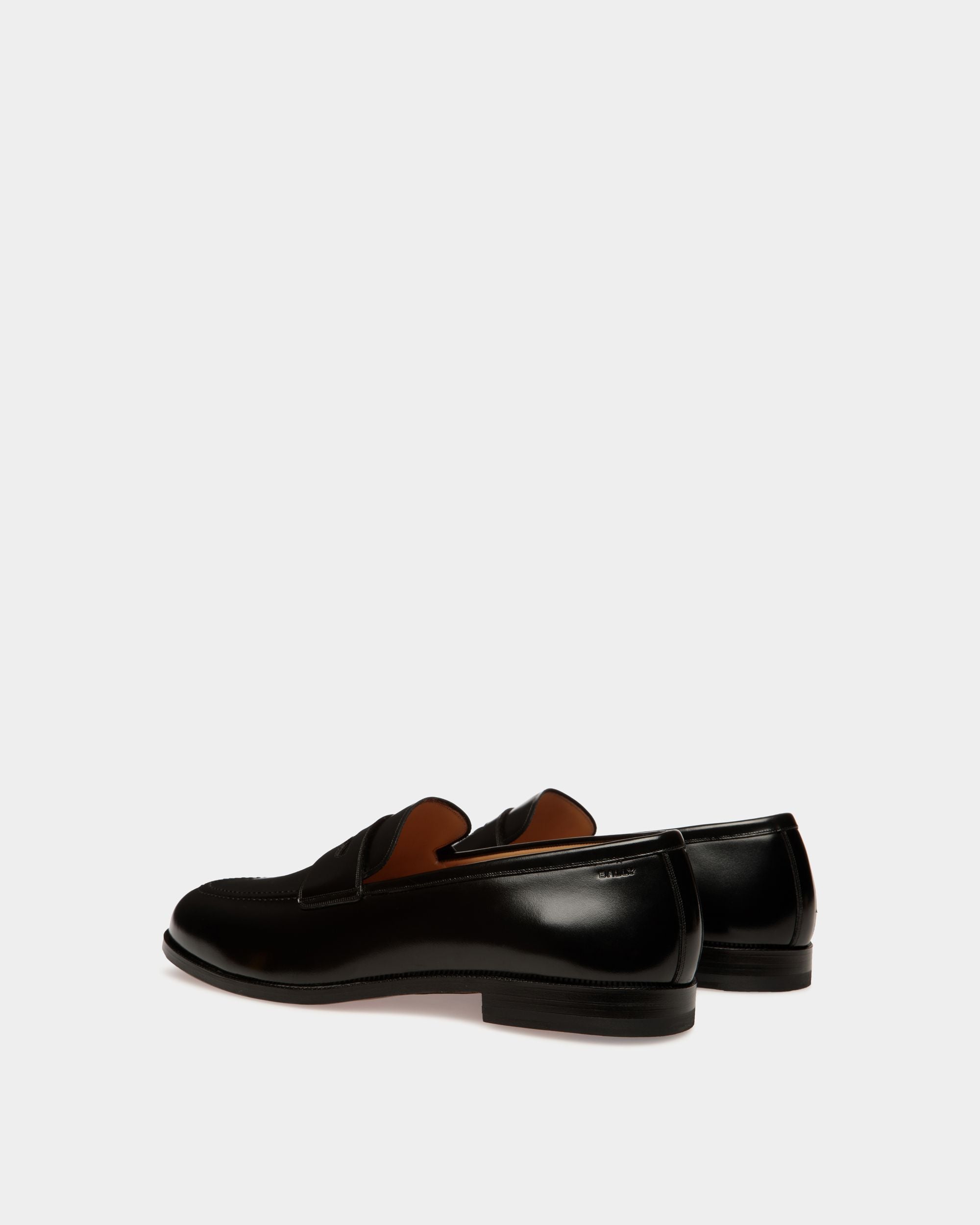 Carl Loafer in Black Leather - Men's - Bally - 03