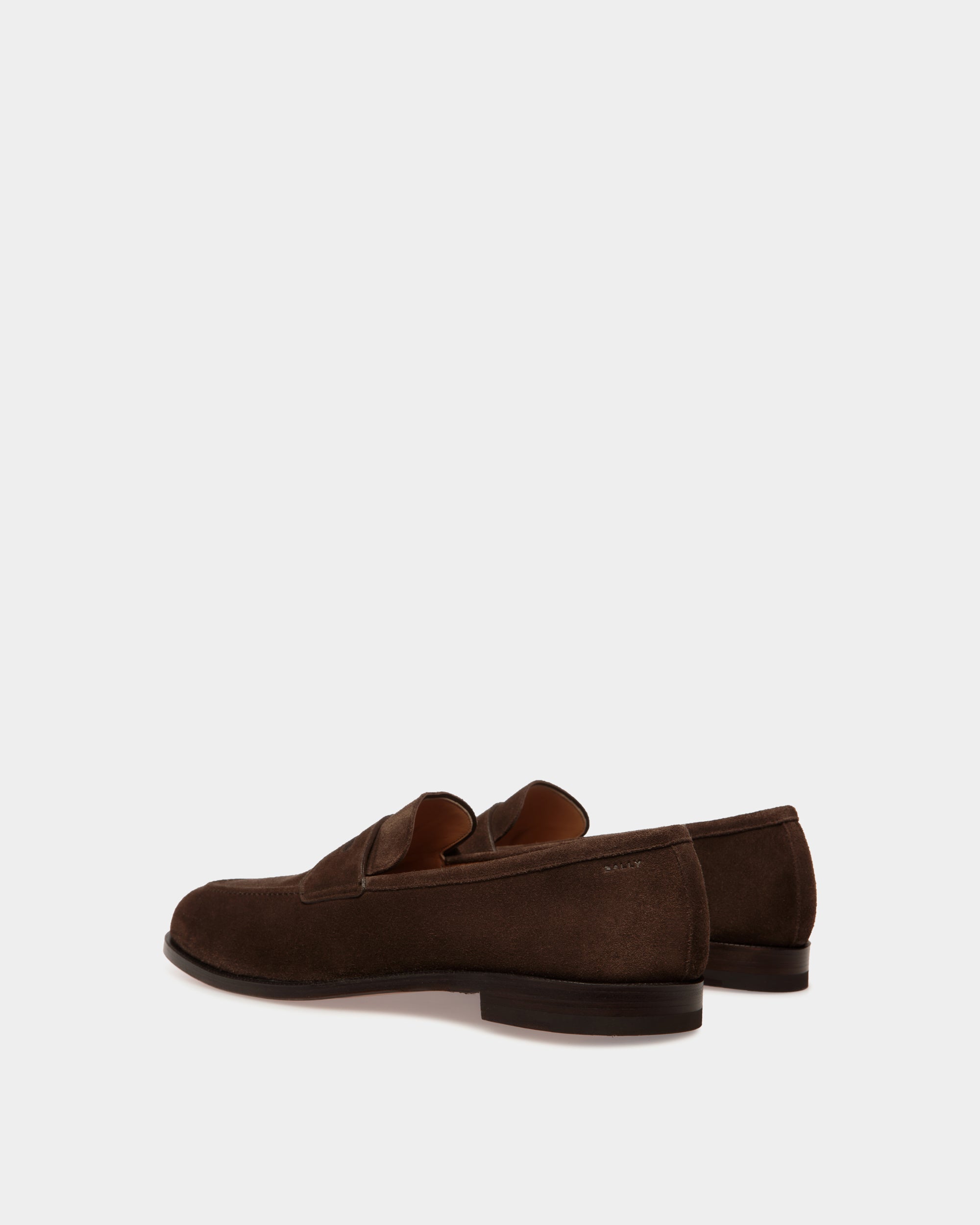 Carl Loafer Aus Veloursleder In Ebenholzschwarz - Herren - Bally - 03