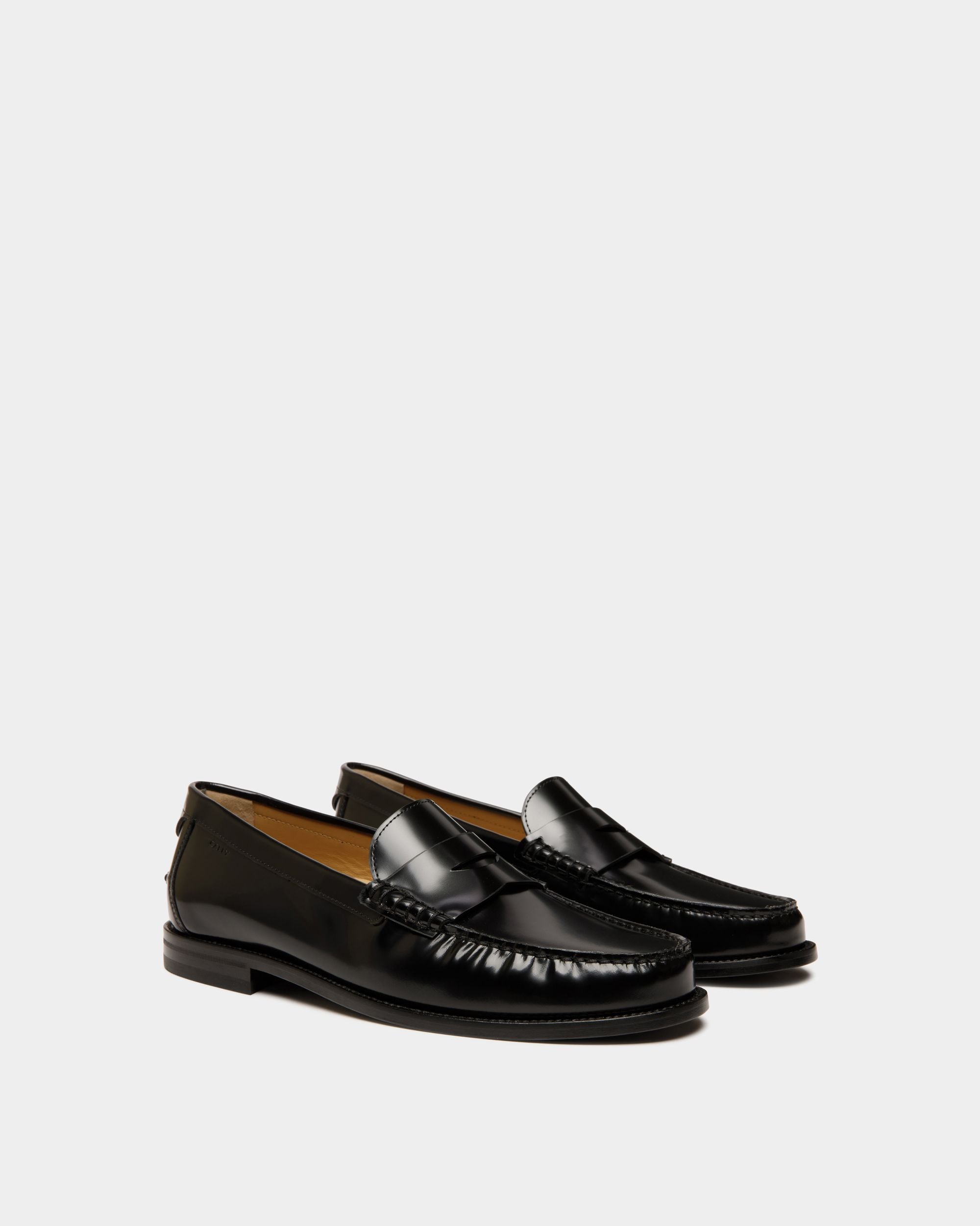 Mocassin Capitol En Cuir Noir - Homme - Bally - 02