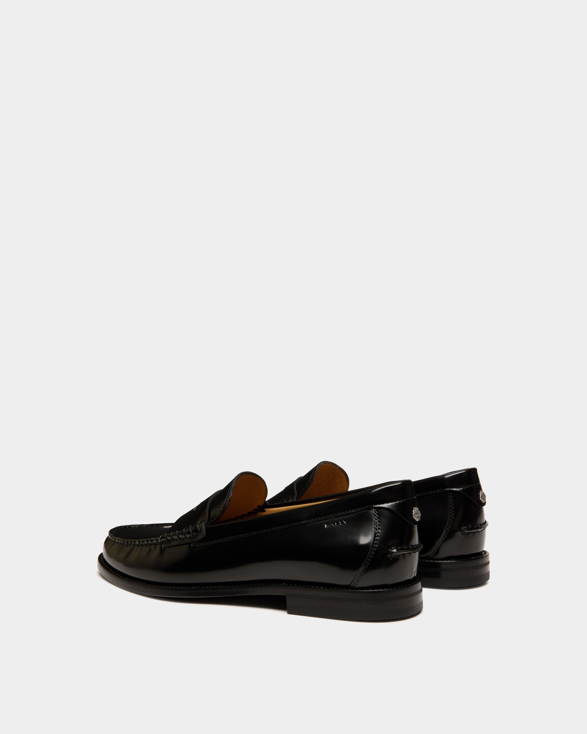 Mocassin Capitol En Cuir Noir - Homme - Bally - 03