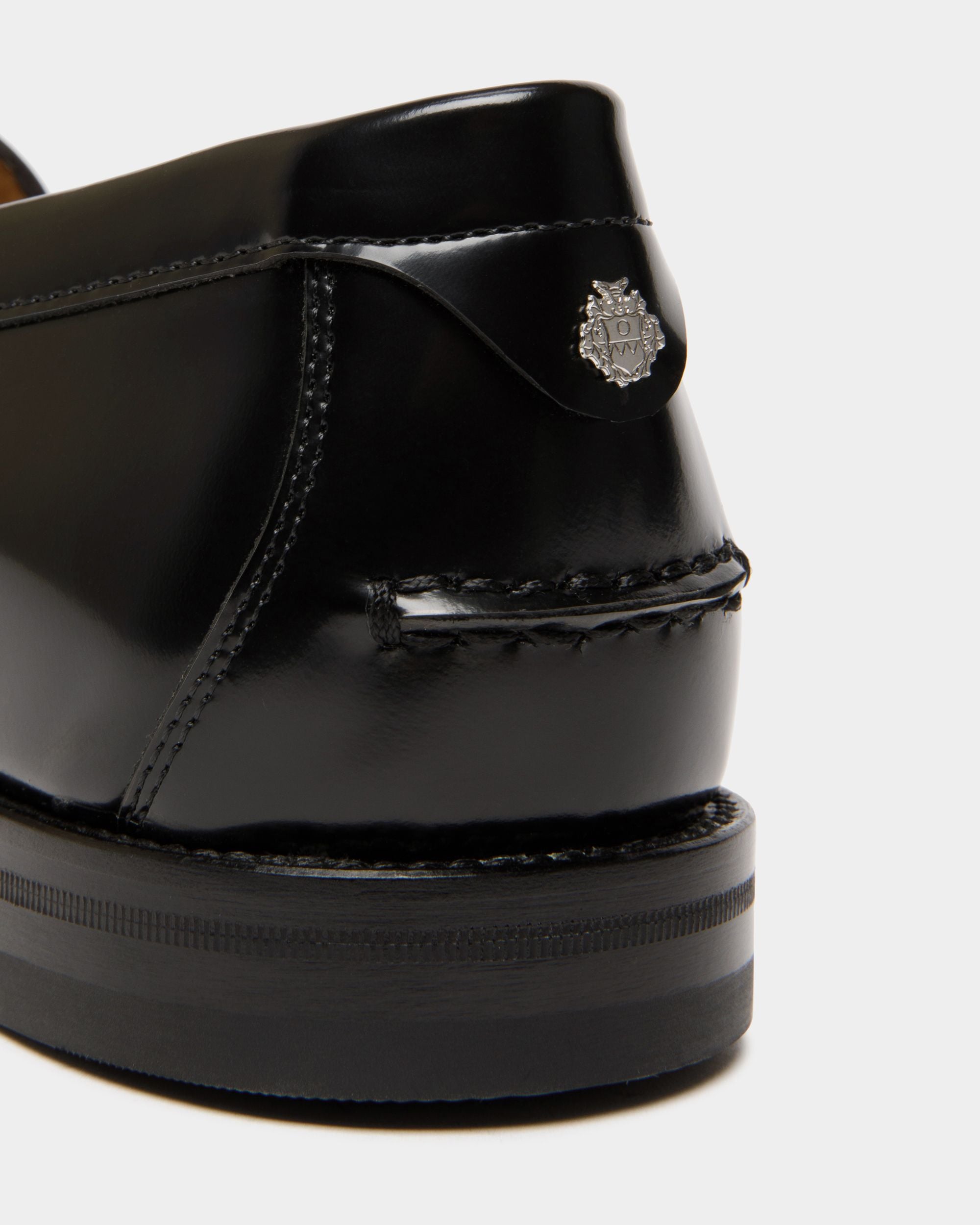 Mocassin Capitol En Cuir Noir - Homme - Bally - 05