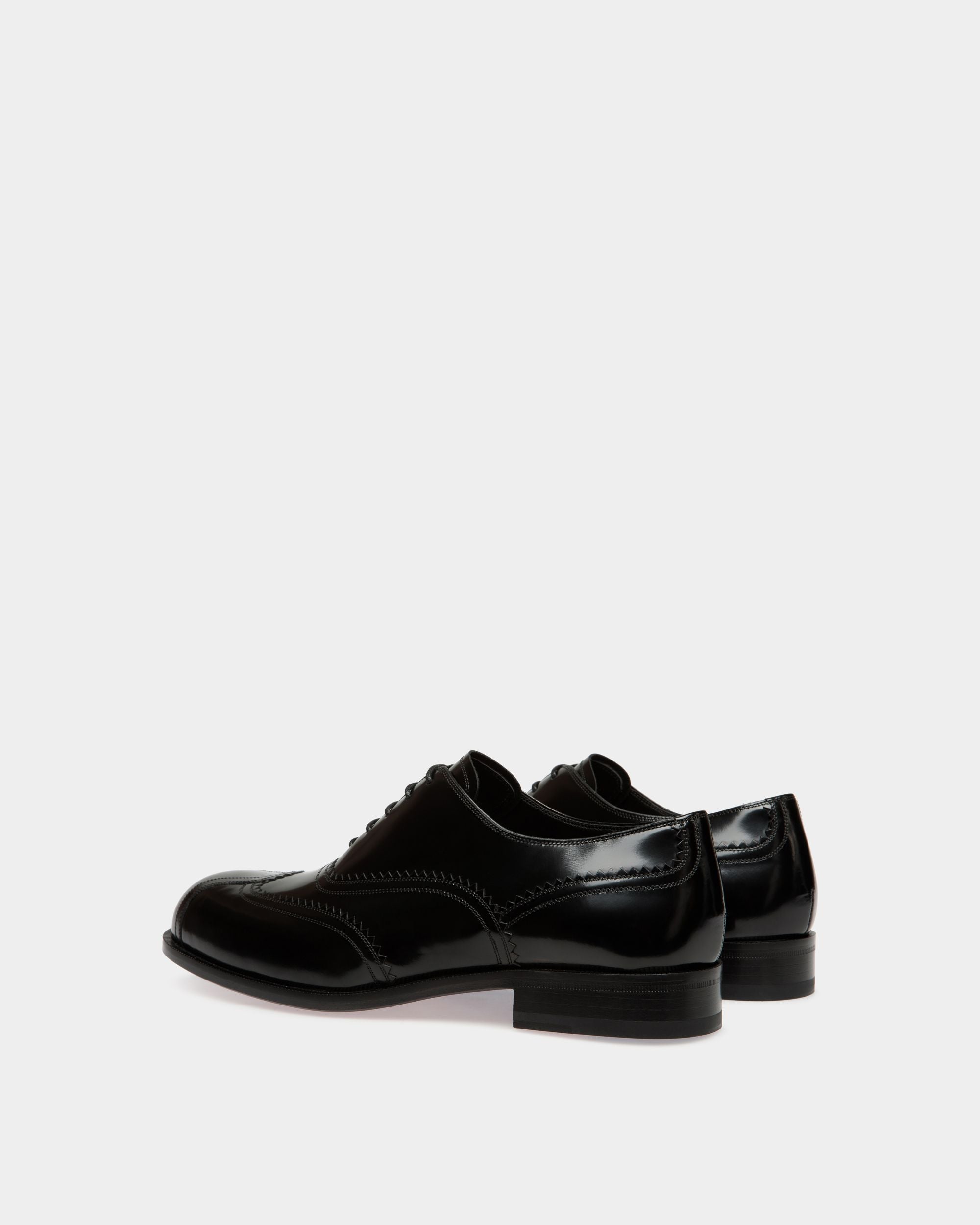 Richelieu Spiegel En Cuir Noir - Homme - Bally - 03