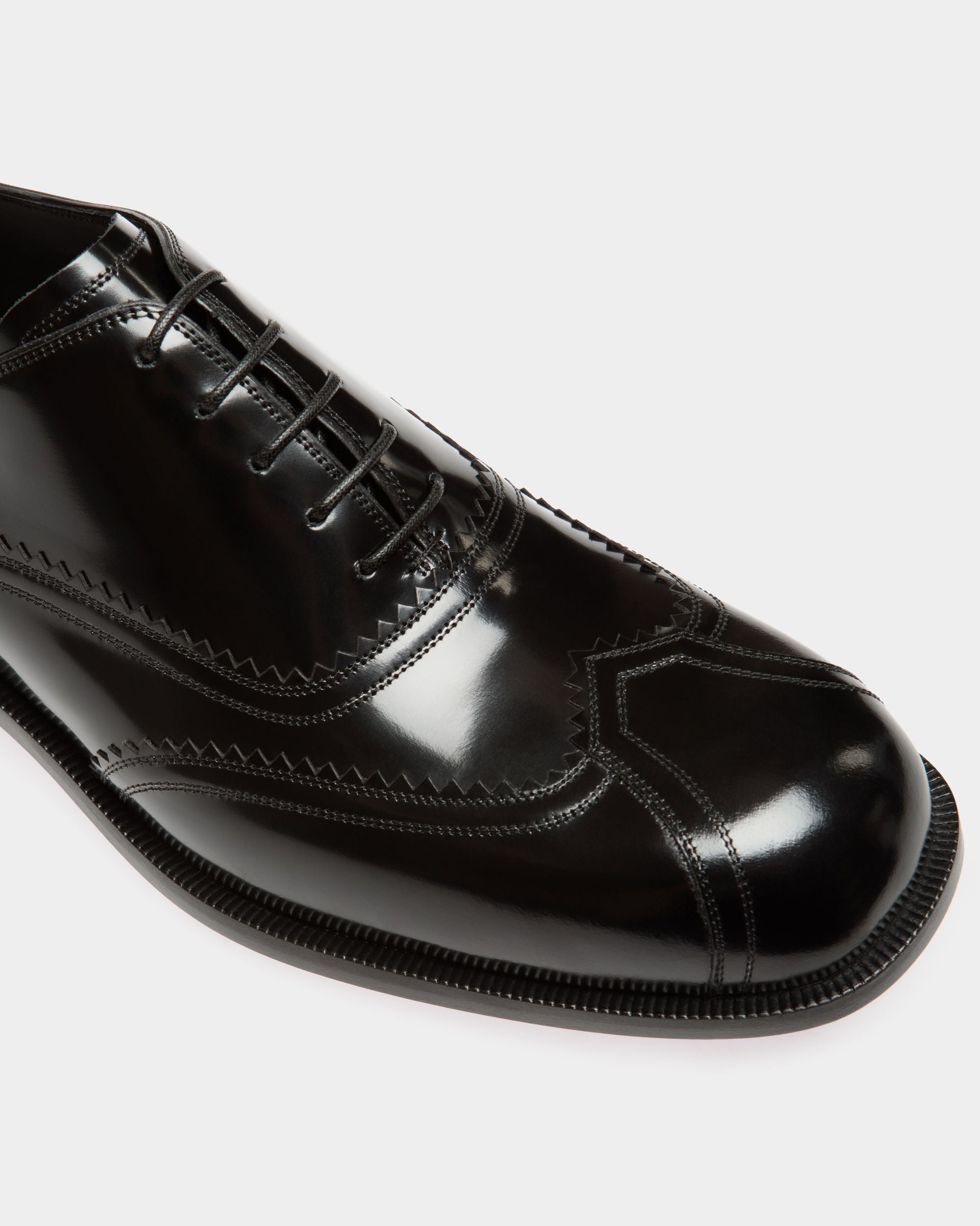 Richelieu Spiegel En Cuir Noir - Homme - Bally - 05