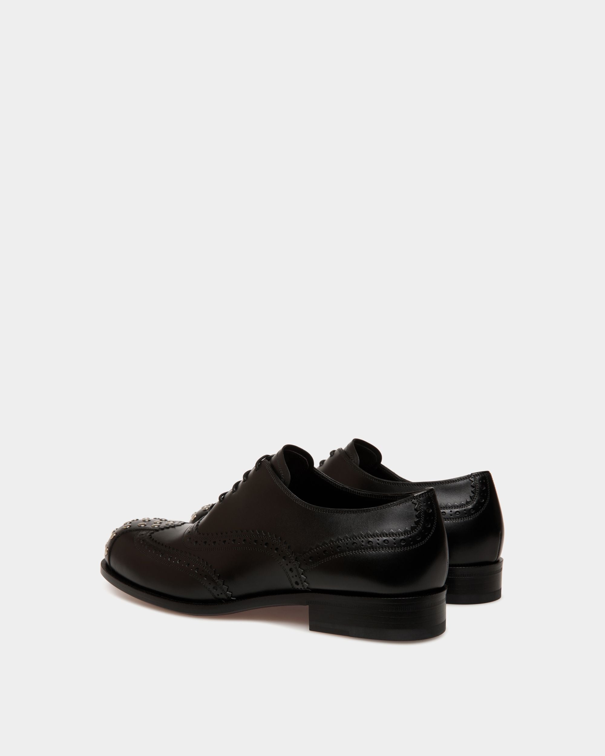 Richelieu Spiegel En Cuir Noir - Homme - Bally - 04