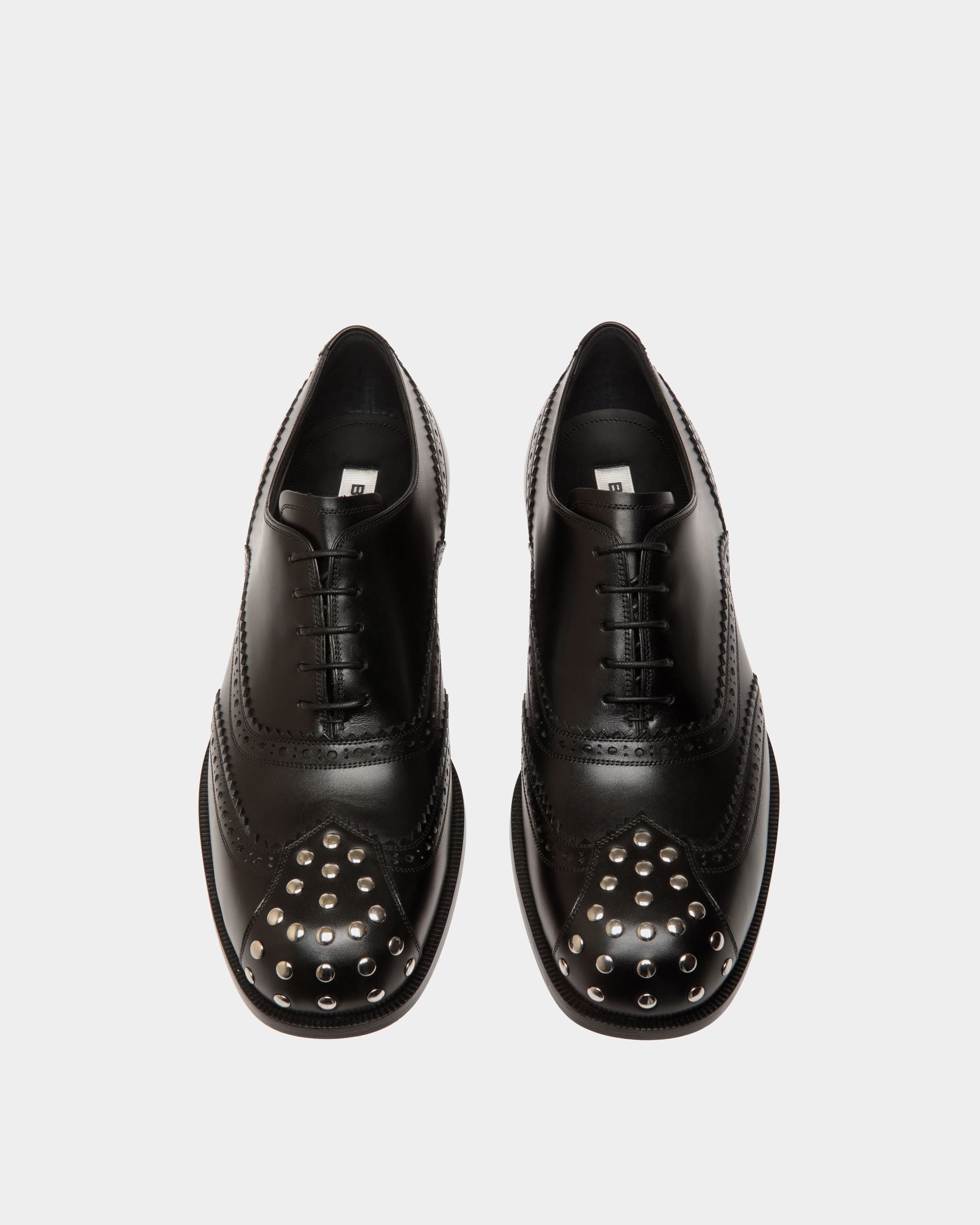 Richelieu Spiegel En Cuir Noir - Homme - Bally - 05