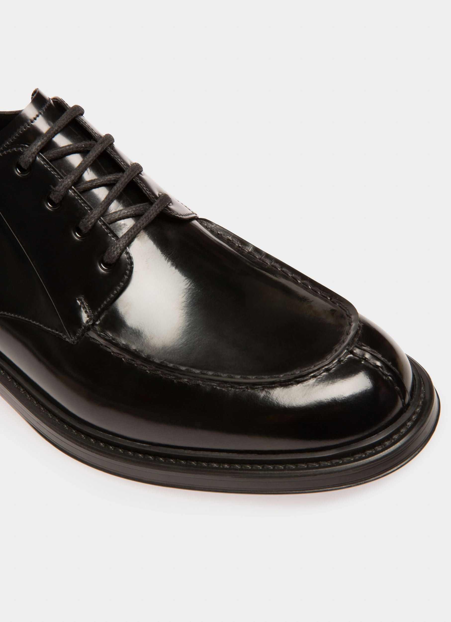 Nievro Derbies En Cuir Noir - Homme - Bally - 06