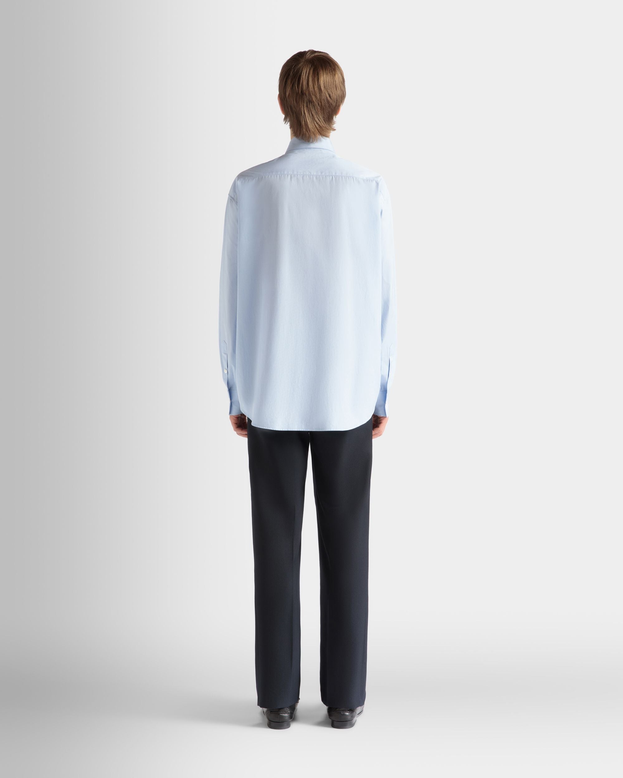 Chemise En Coton Light Blue - Homme - Bally - 06