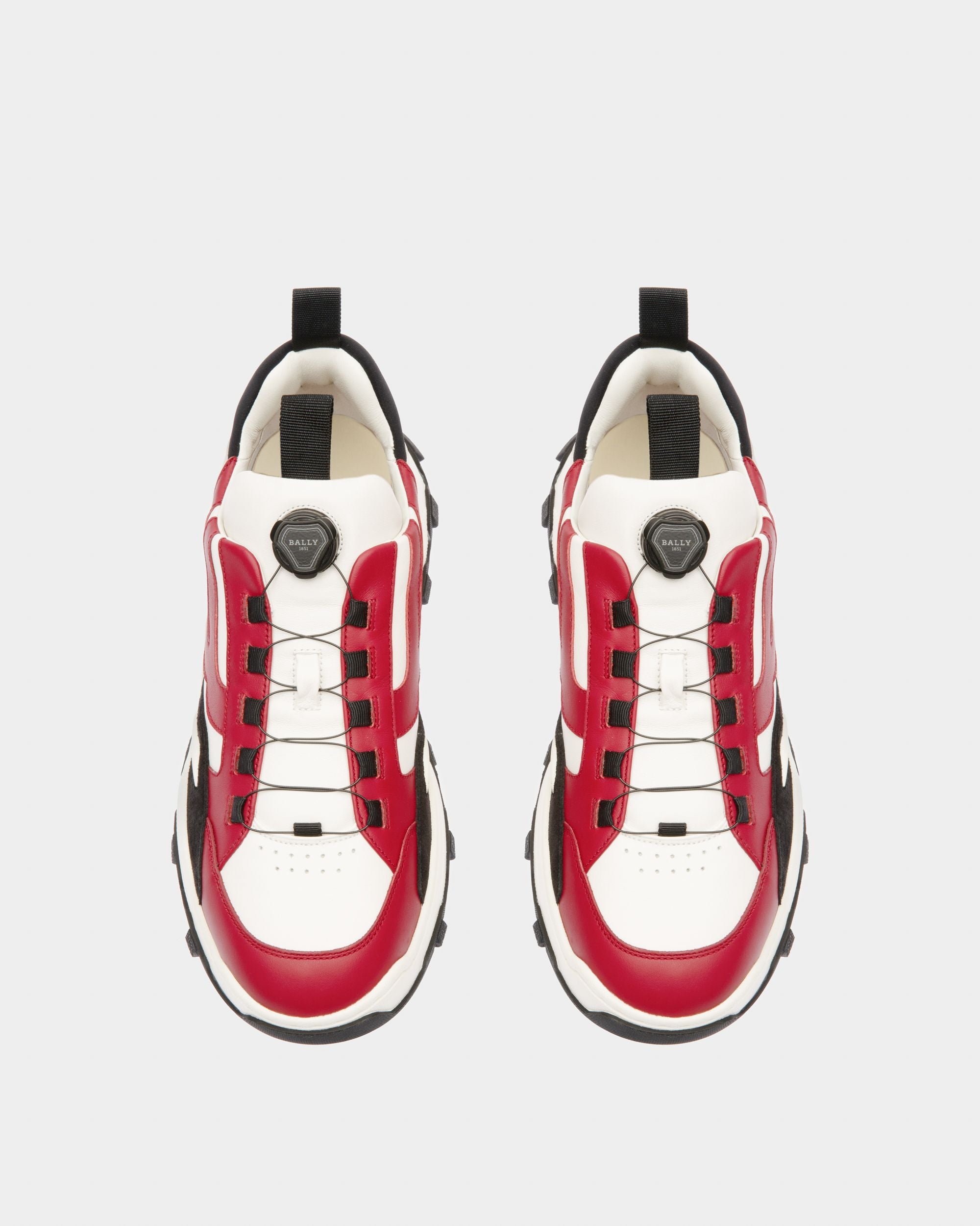 Harrys Sneakers En Cuir Rouge - Homme - Bally - 02