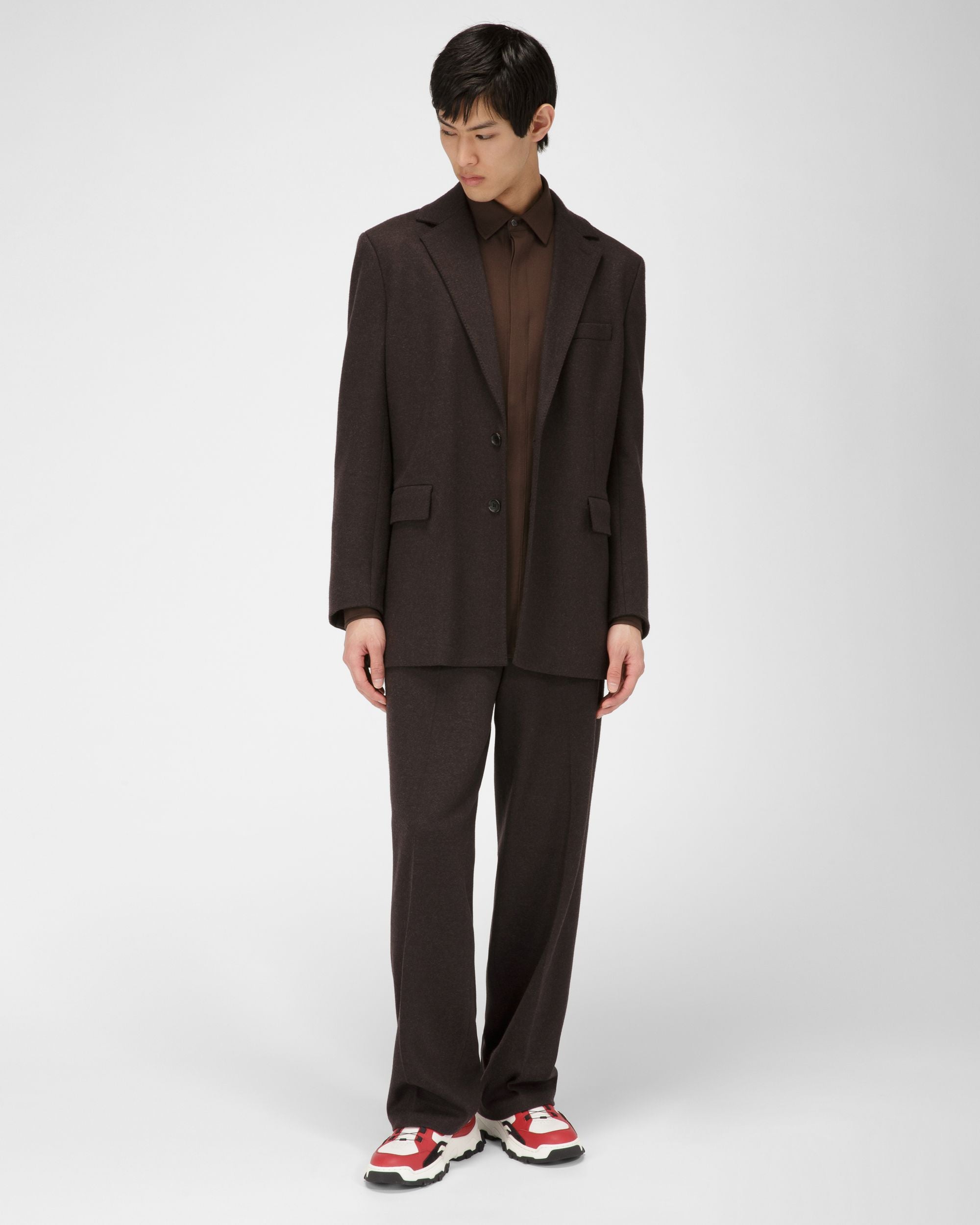 Harrys Sneakers En Cuir Rouge - Homme - Bally - 03