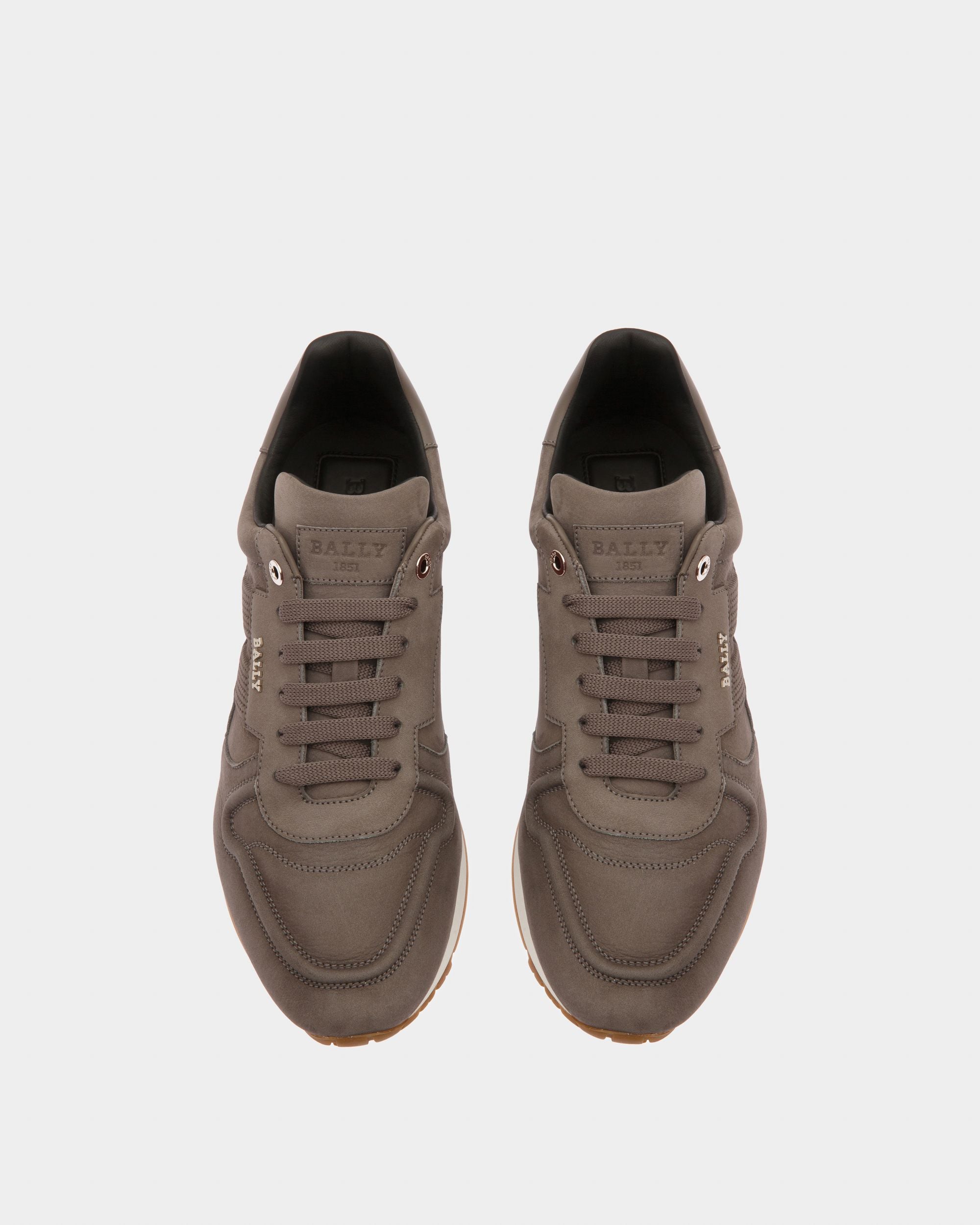 Asper Sneakers En Cuir Gris - Homme - Bally - 02