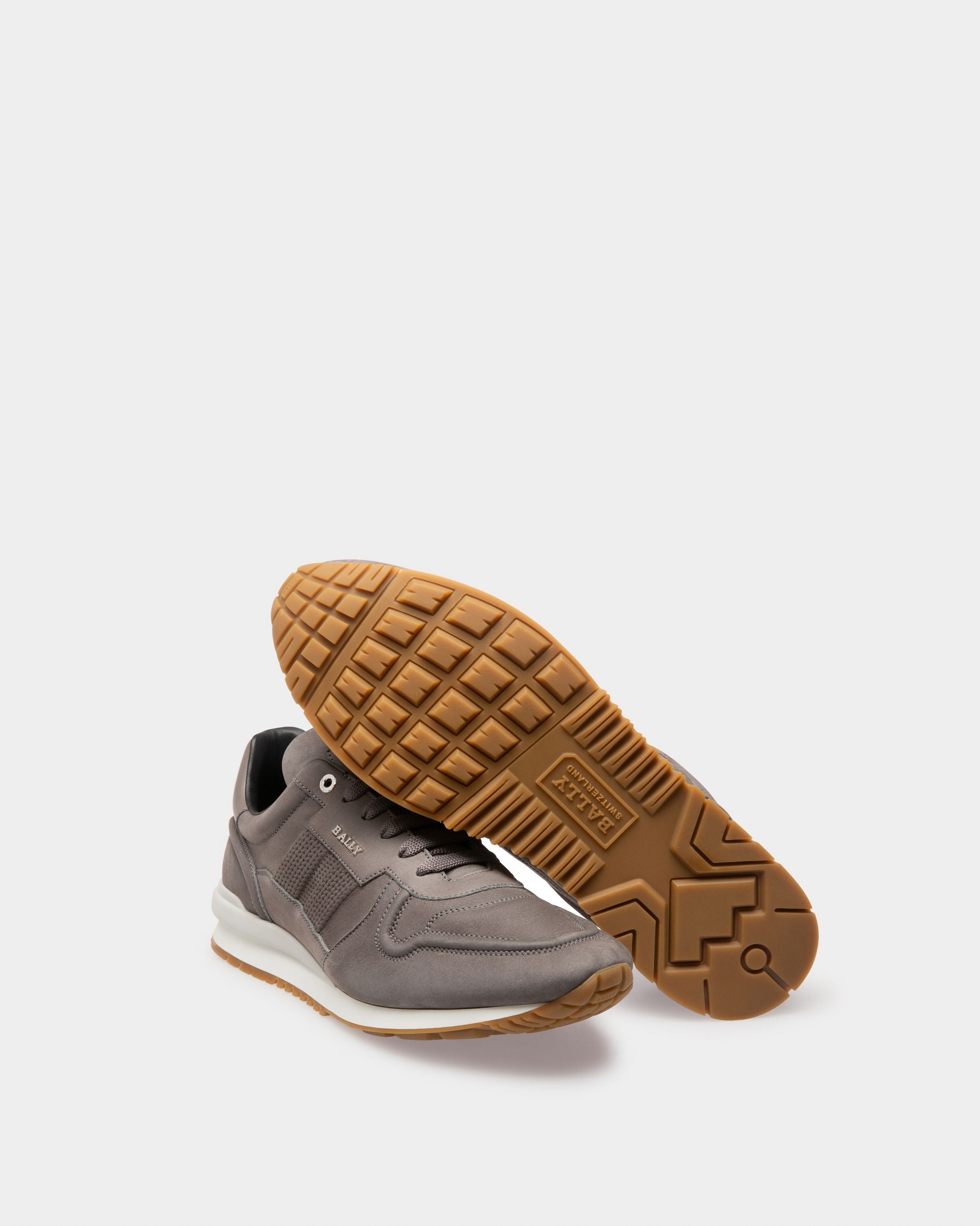Asper Sneakers En Cuir Gris - Homme - Bally - 04