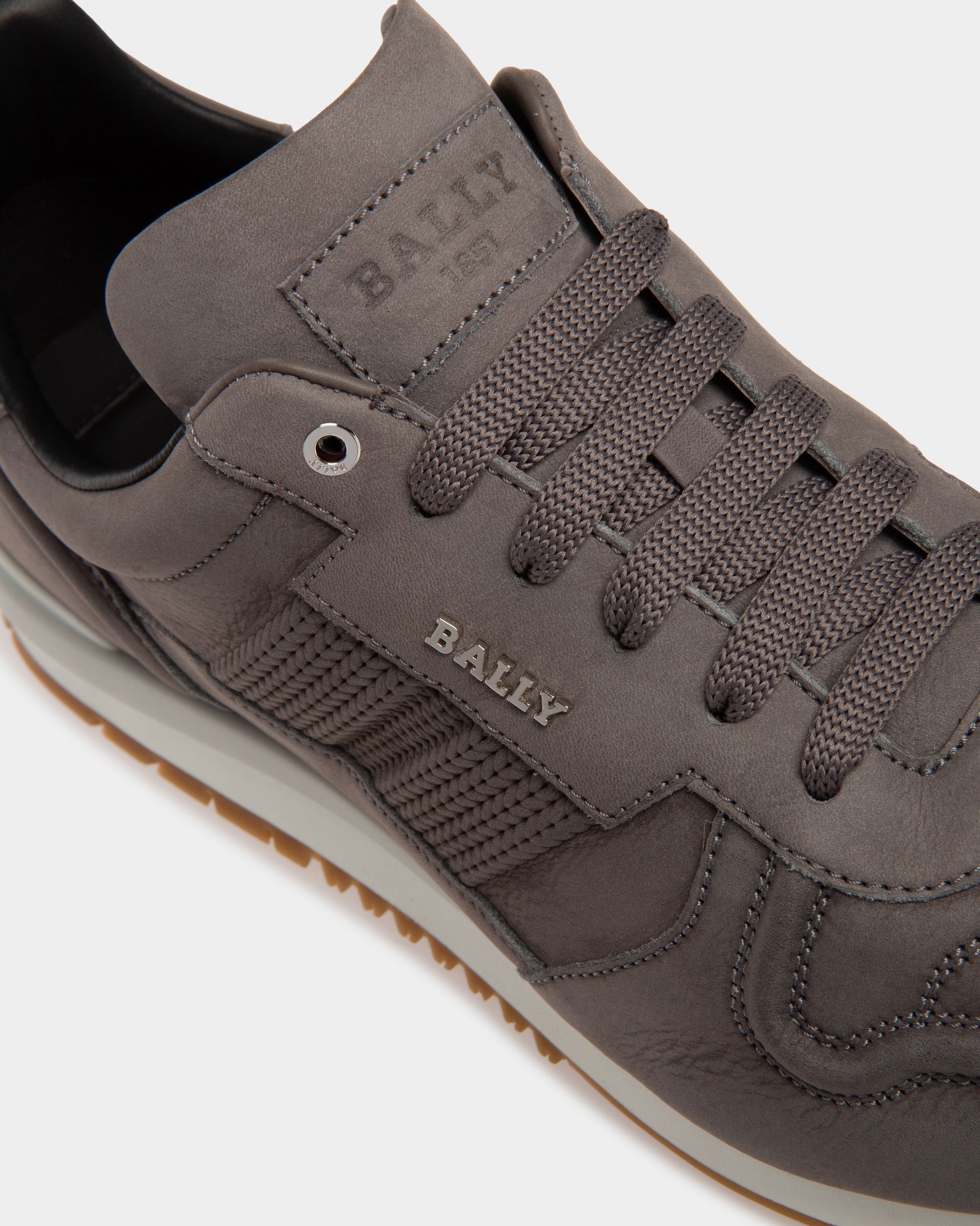 Asper Sneakers En Cuir Gris - Homme - Bally - 05