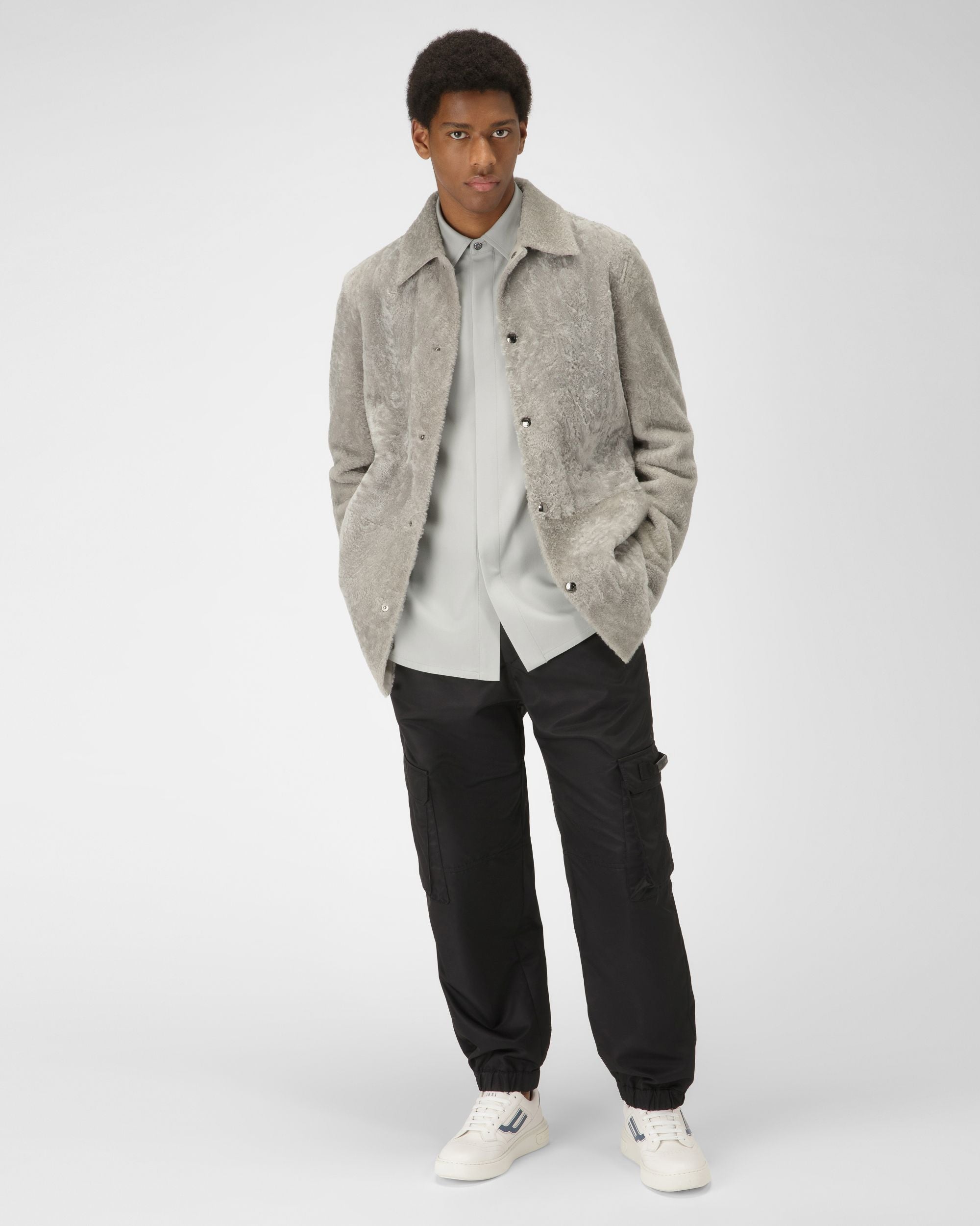 Triumph Sneakers En Cuir Blanc Et Bleu - Homme - Bally - 01