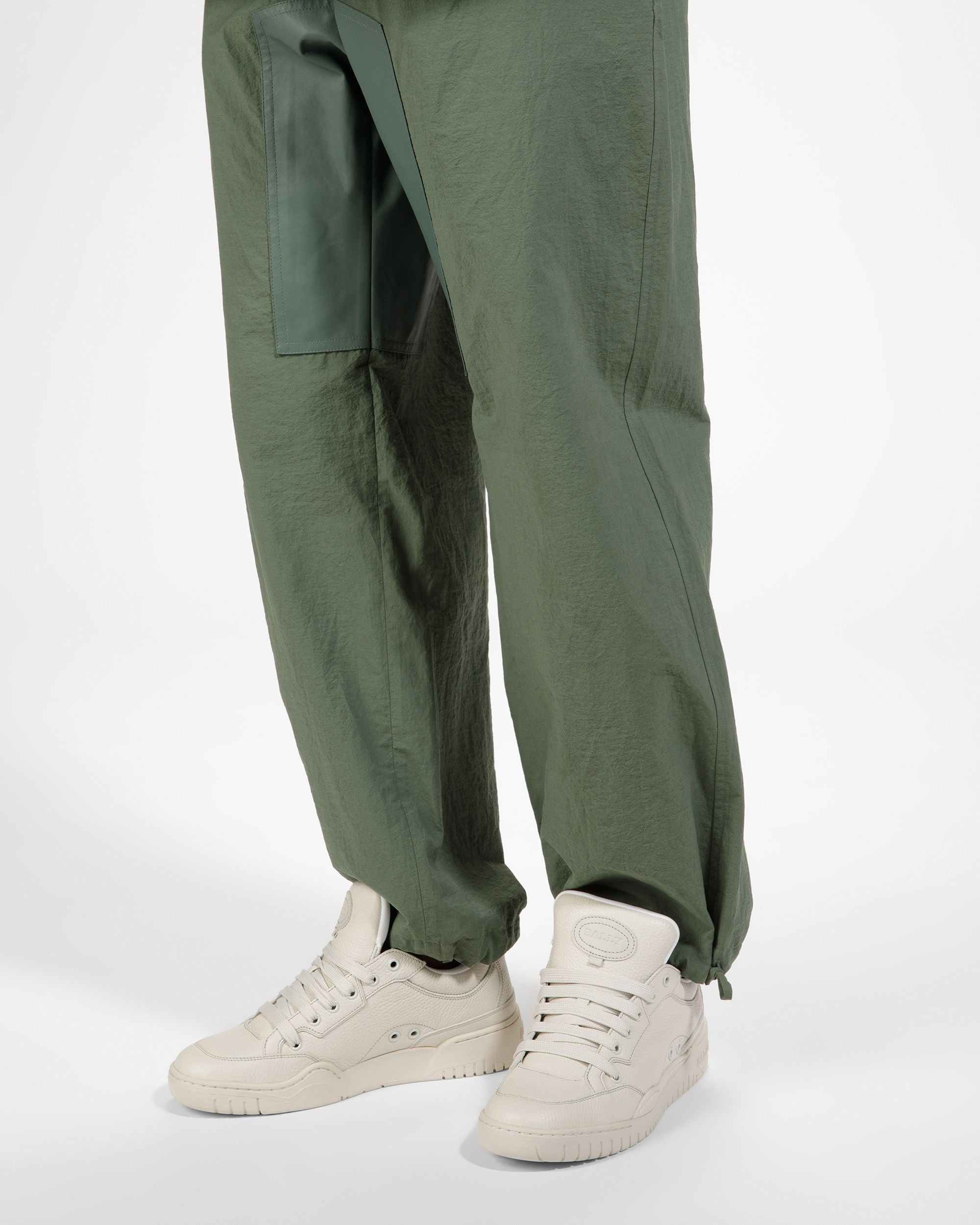 Kiro Zapatillas De Piel En Blanco Empolvado - Hombre - Bally - 07