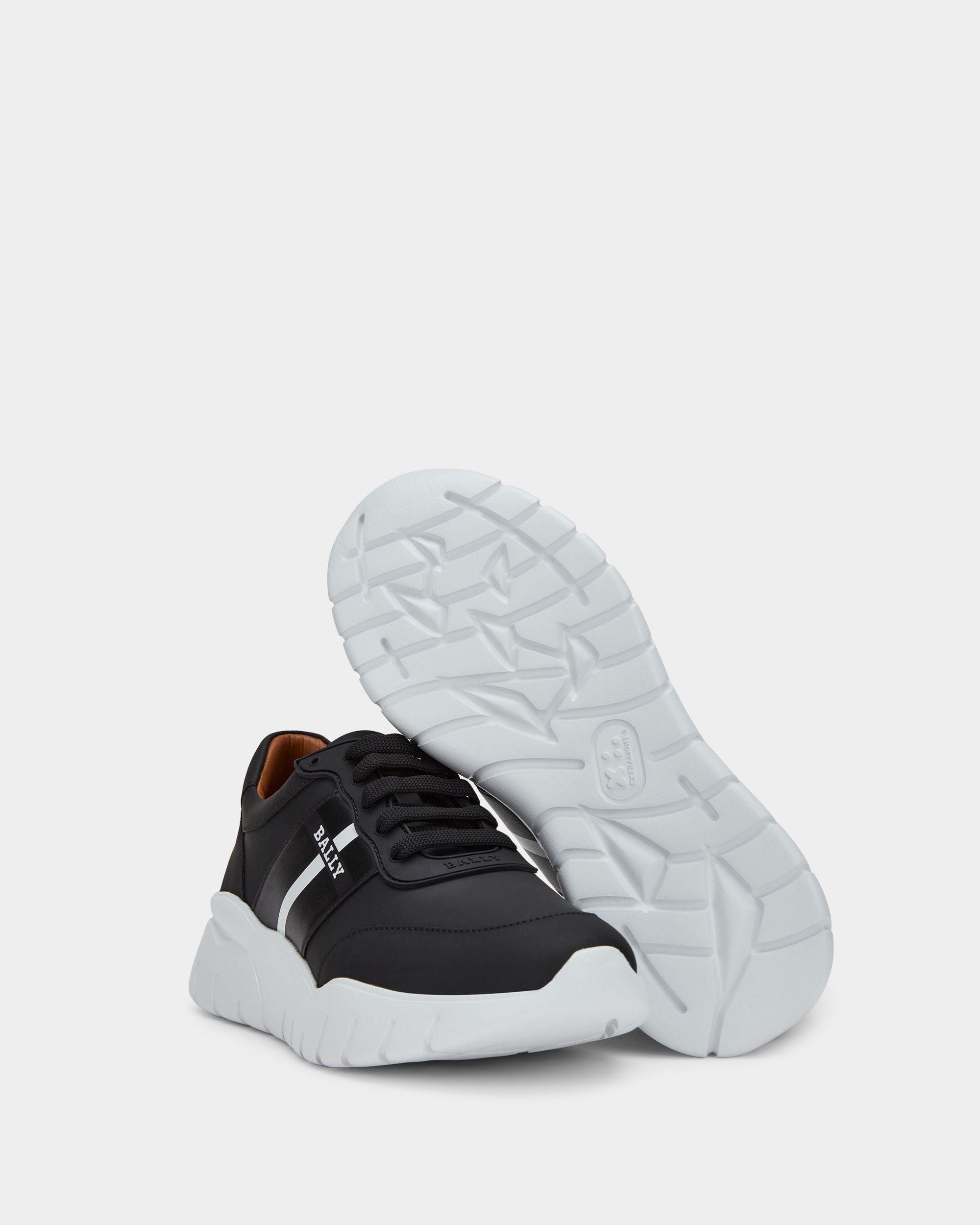 Sneaker in Black Leather - Men's - Bally - 03