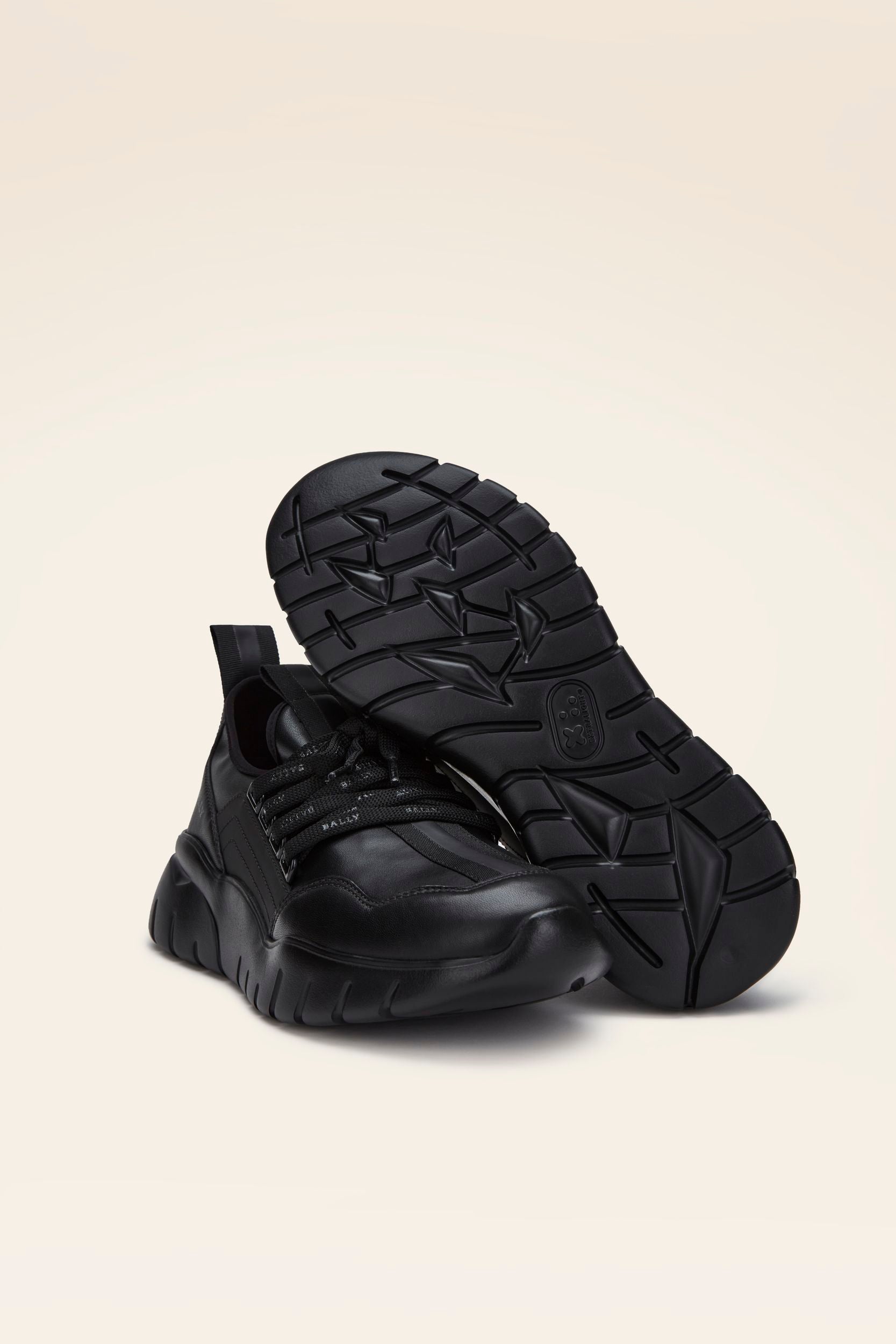 Sneaker in Black Leather - Men's - Bally - 03