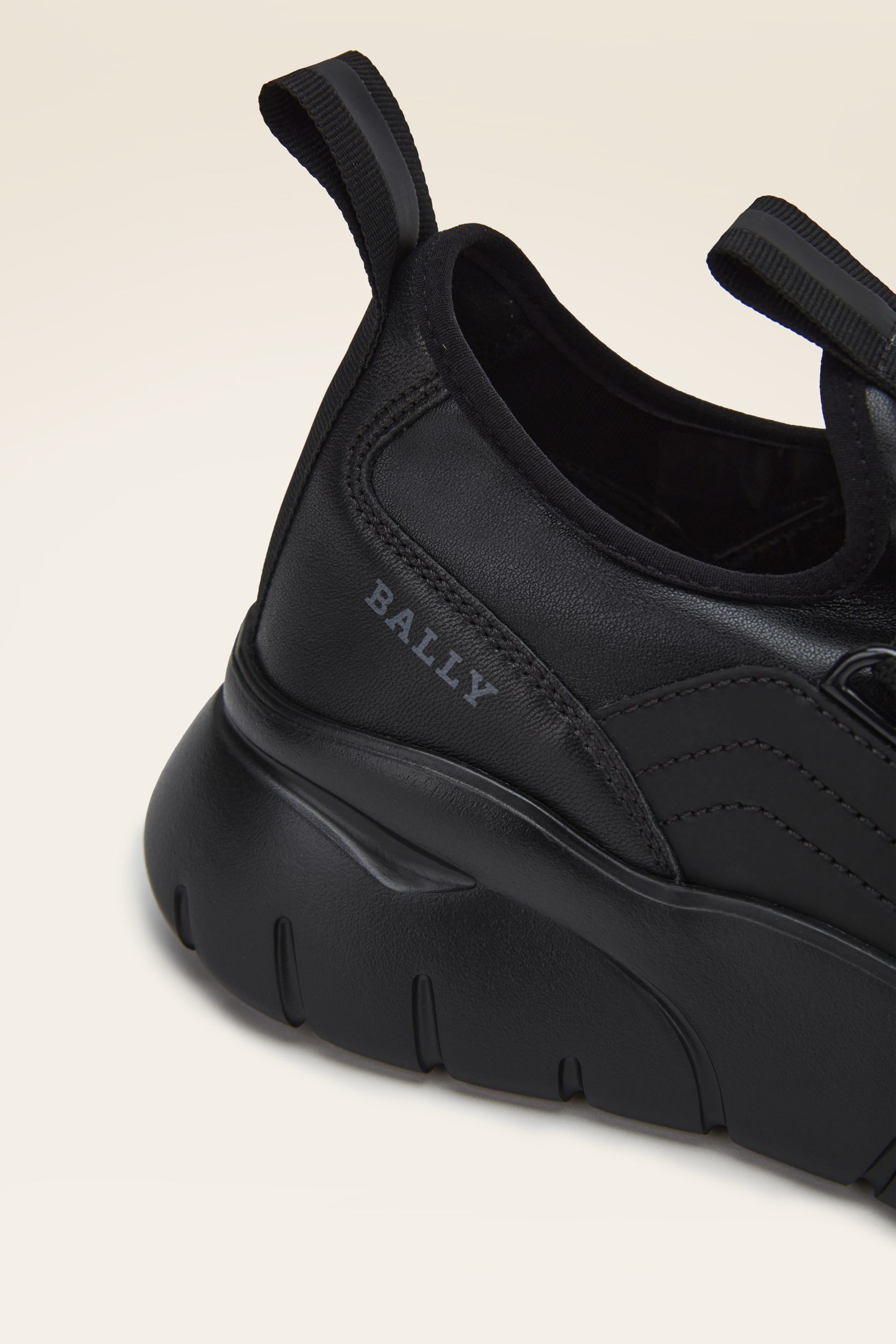Sneaker in Black Leather - Men's - Bally - 04