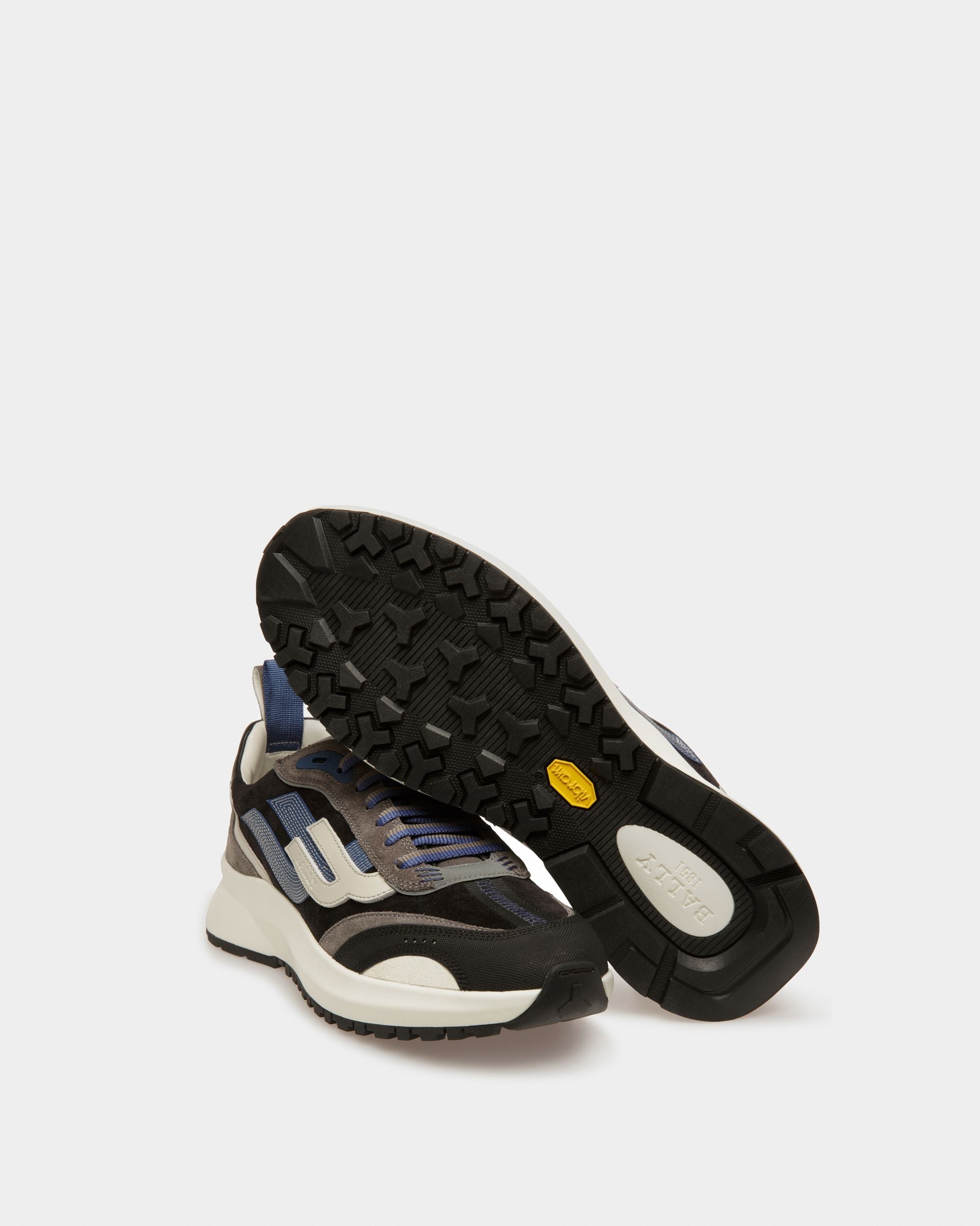 Darky Sneakers En Cuir Noir - Homme - Bally - 04