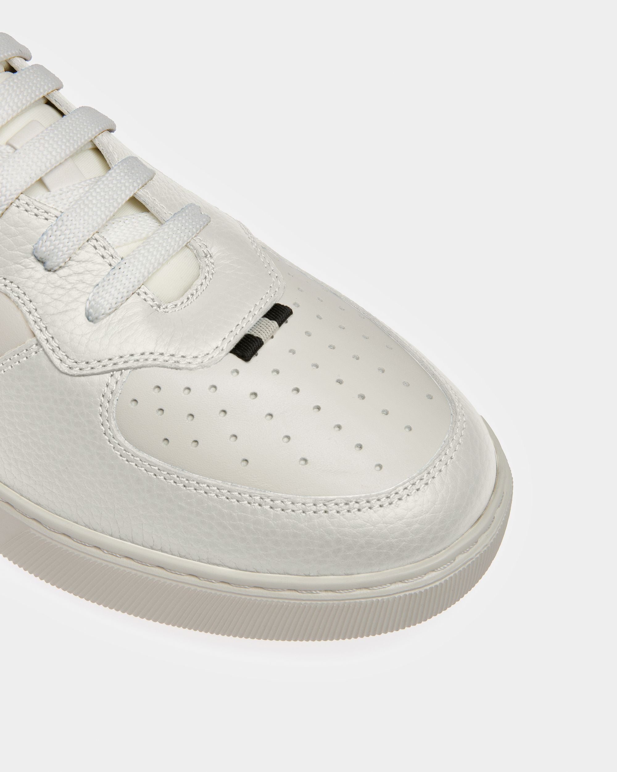Mark Sneakers Blanches En Cuir Et Tissu - Homme - Bally - 05