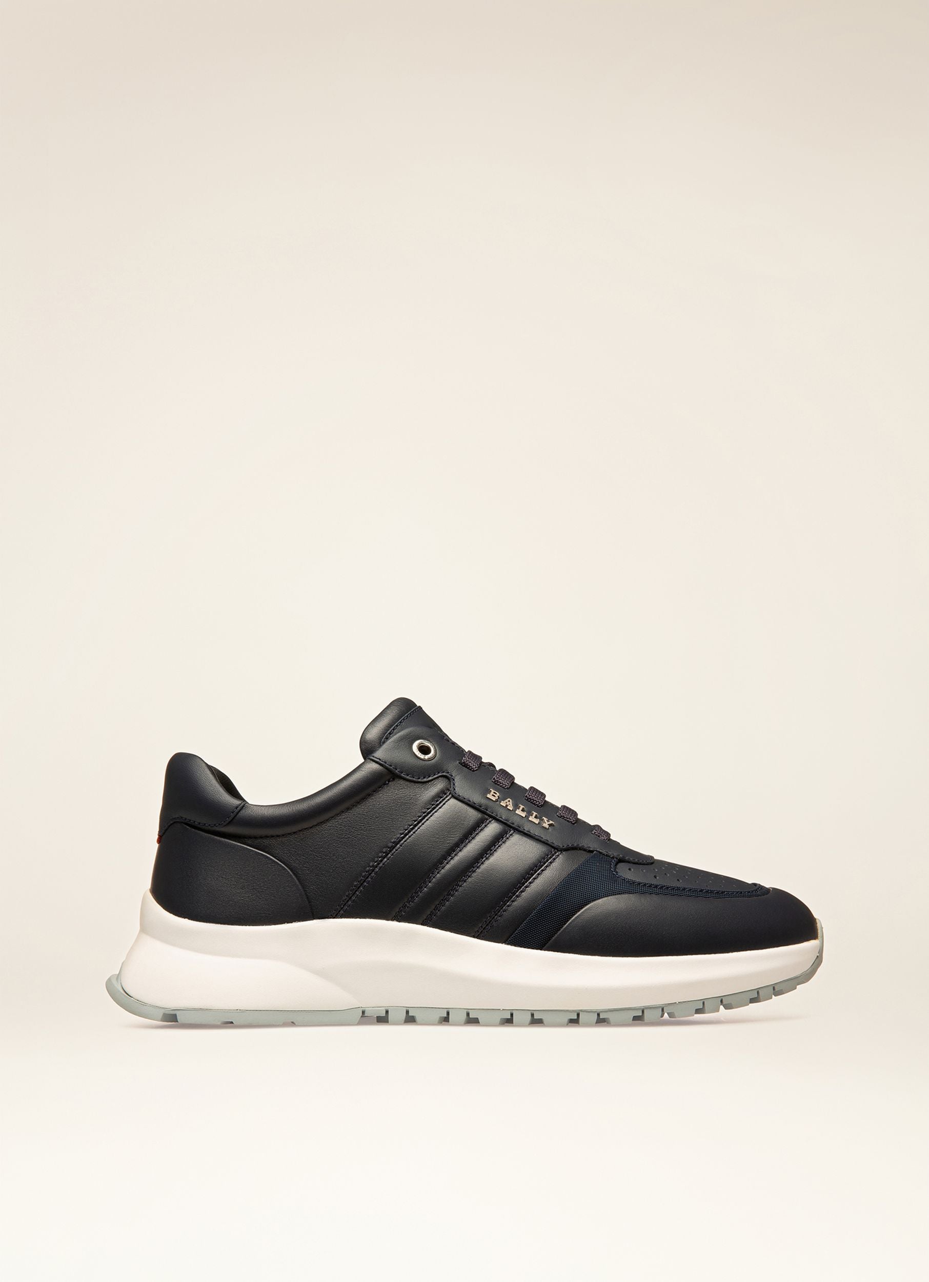 Dessye Fabric & Leather Sneakers In Navy - Herren - Bally - 01
