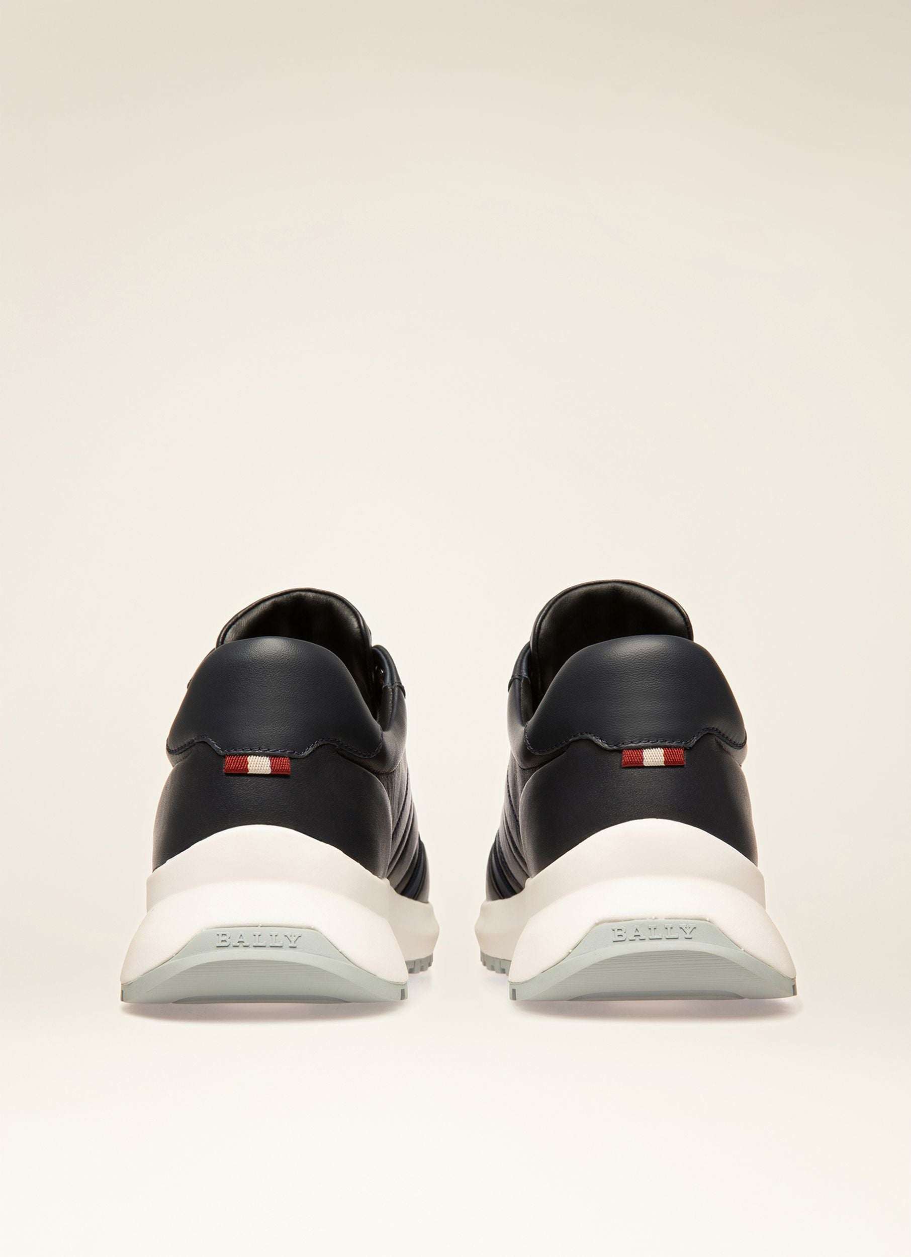 Dessye Fabric & Leather Sneakers In Navy - Herren - Bally - 03