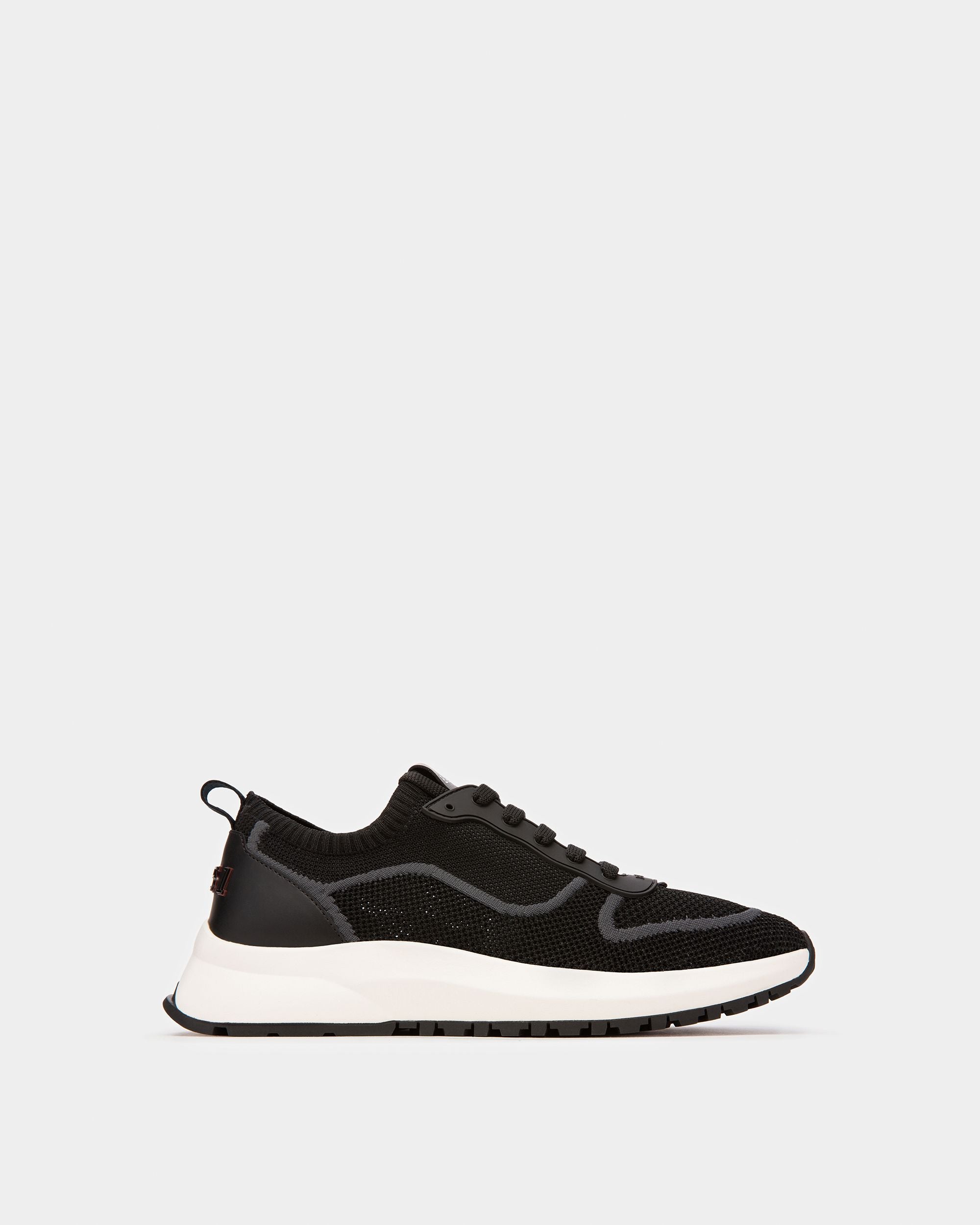 Davyn Sneakers En Filet Et Cuir Noirs - Homme - Bally - 01