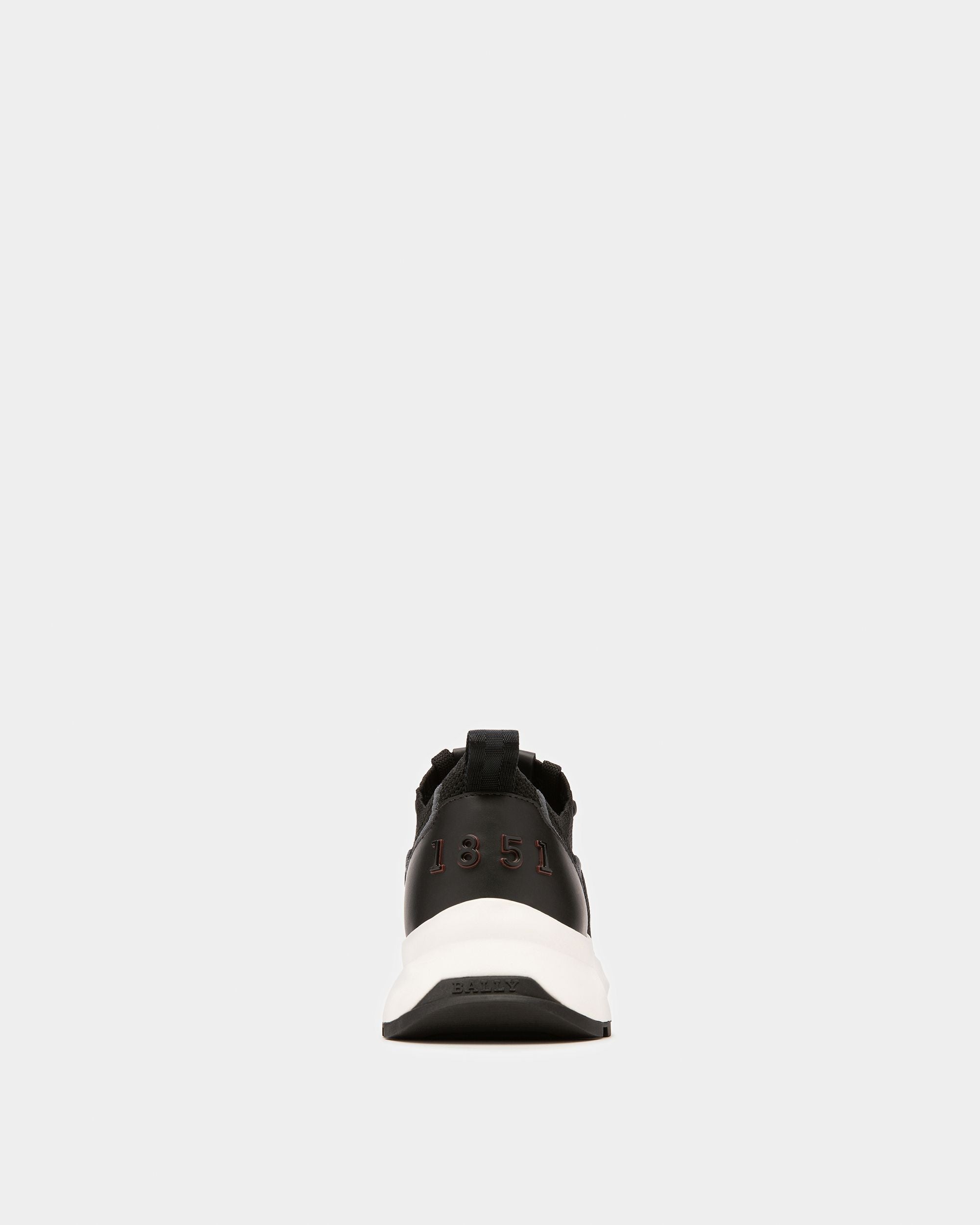 Davyn Sneakers En Filet Et Cuir Noirs - Homme - Bally - 04