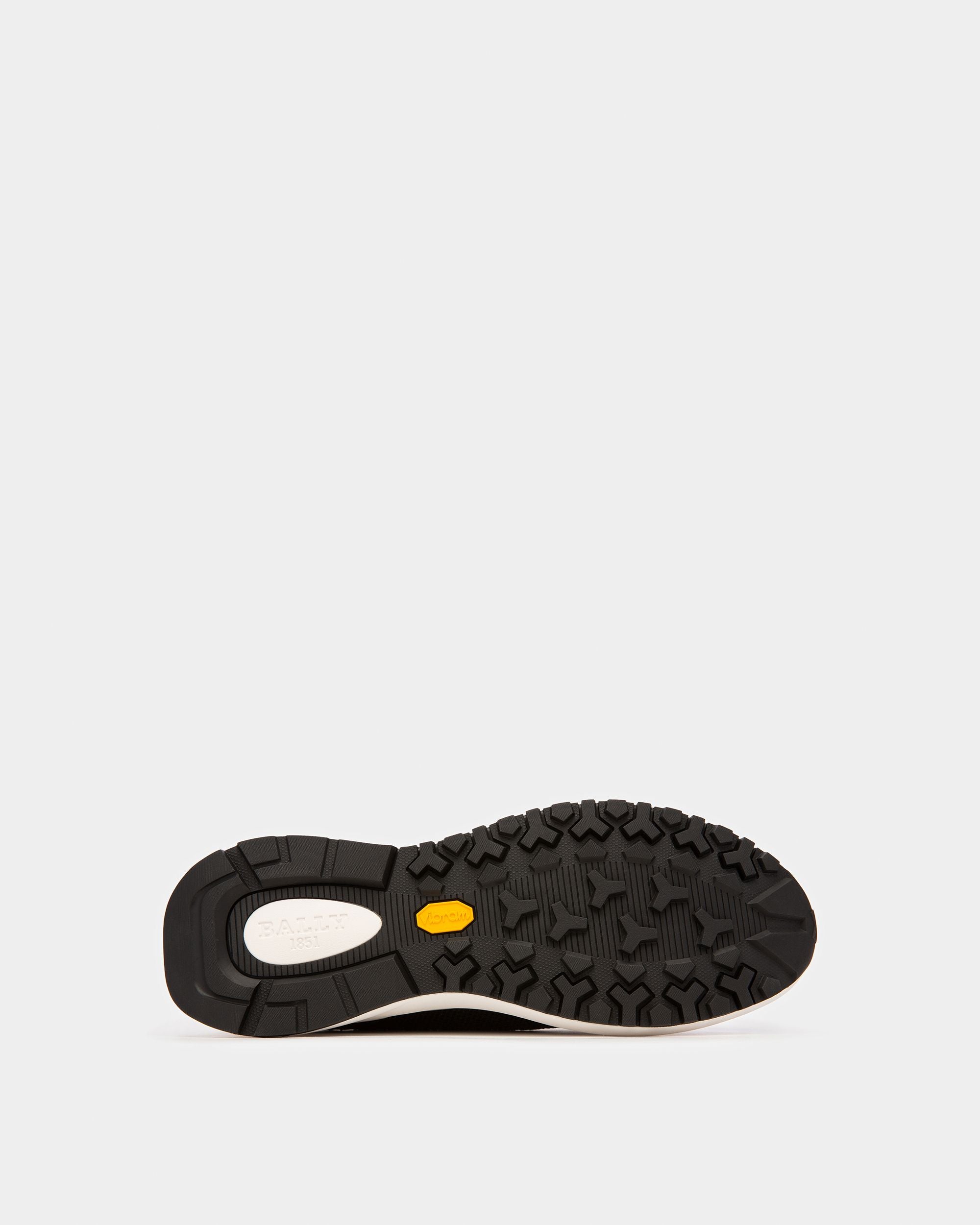 Davyn Sneakers En Filet Et Cuir Noirs - Homme - Bally - 05