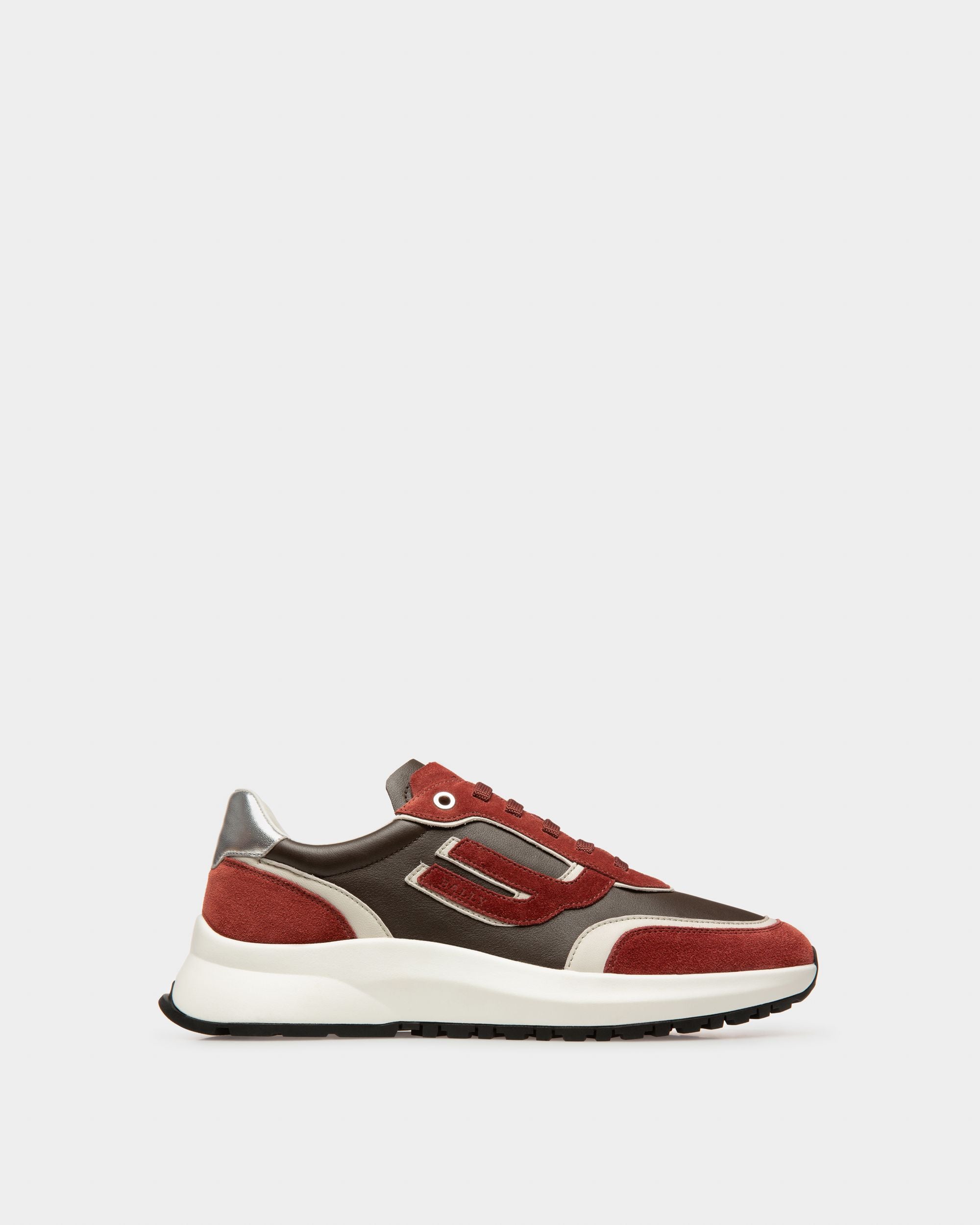Demmy Leder-Sneaker In Heritage-Rot Und Braun - Herren - Bally - 01