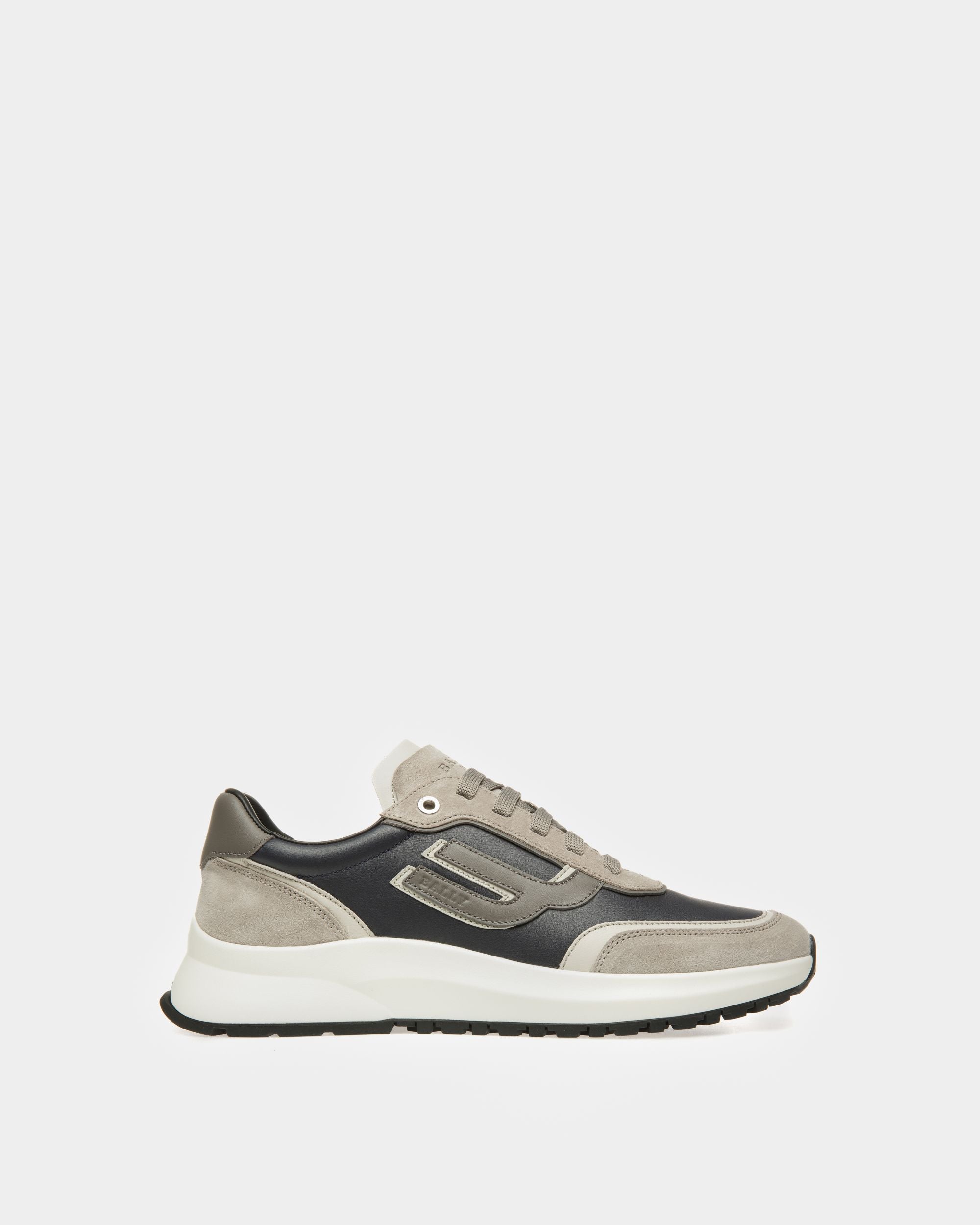 Demmy Leder-Sneaker In Grau - Herren - Bally - 01