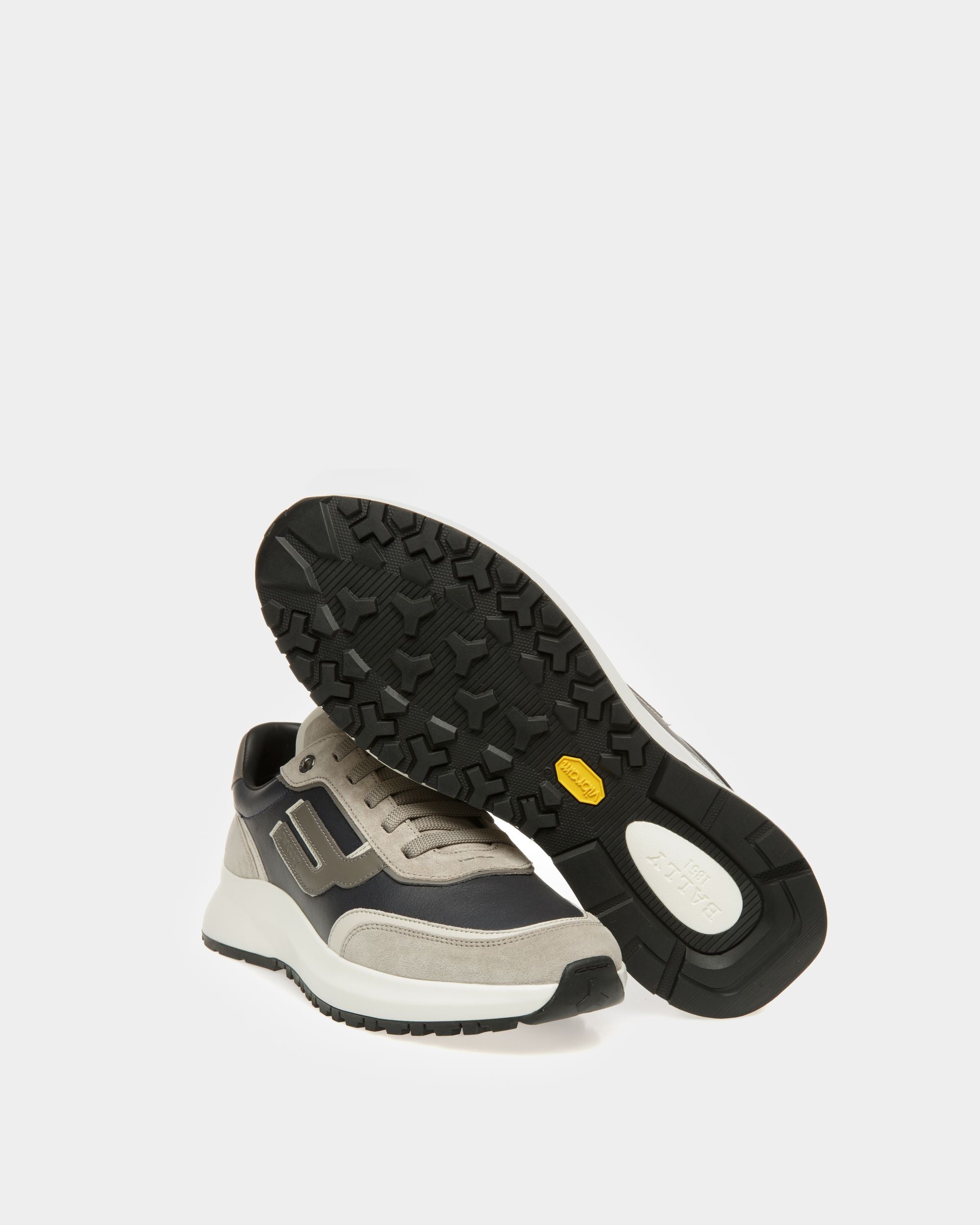 Demmy Leder-Sneaker In Grau - Herren - Bally - 03