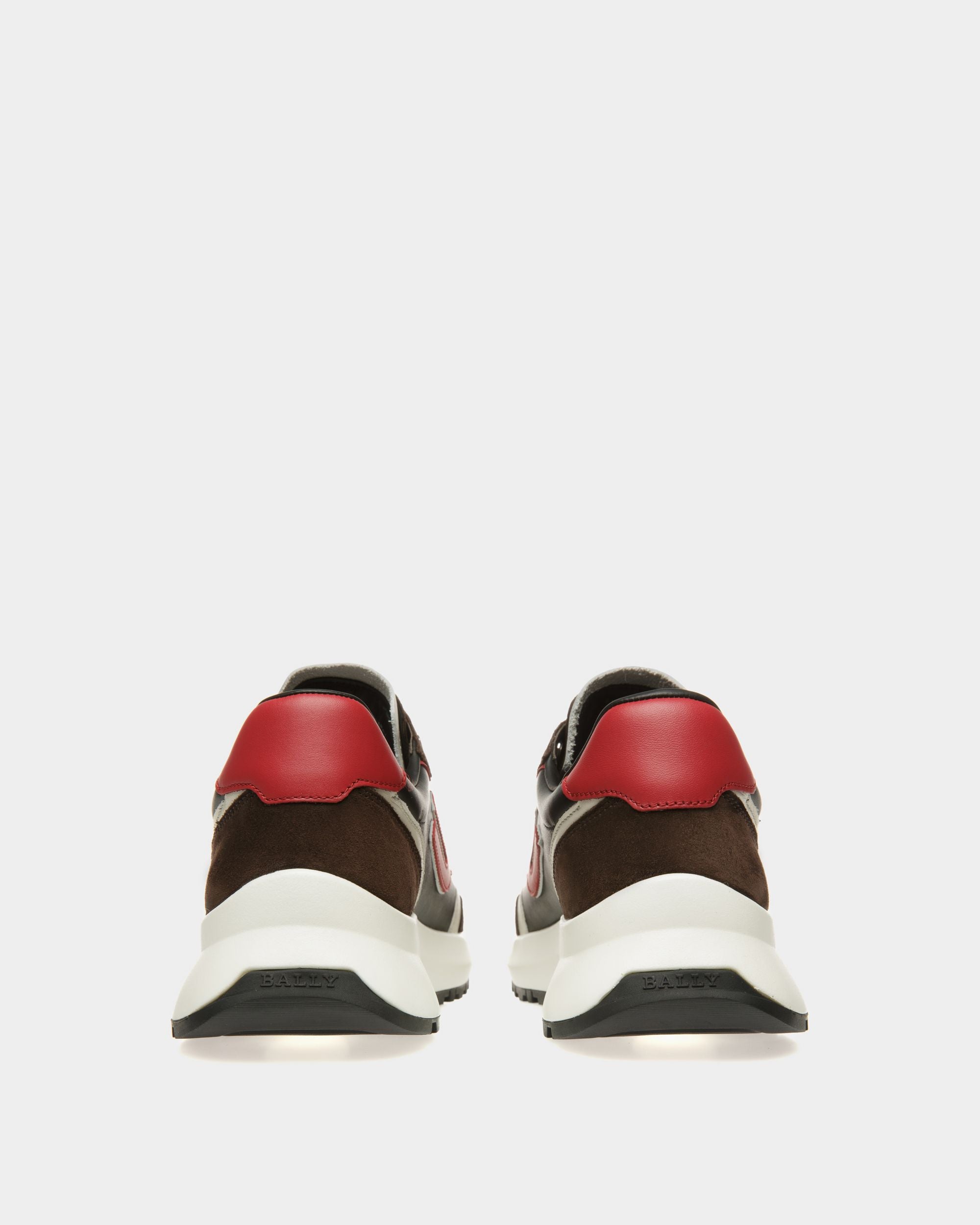 Demmy Sneakers En Cuir Brun Ébène - Homme - Bally - 04