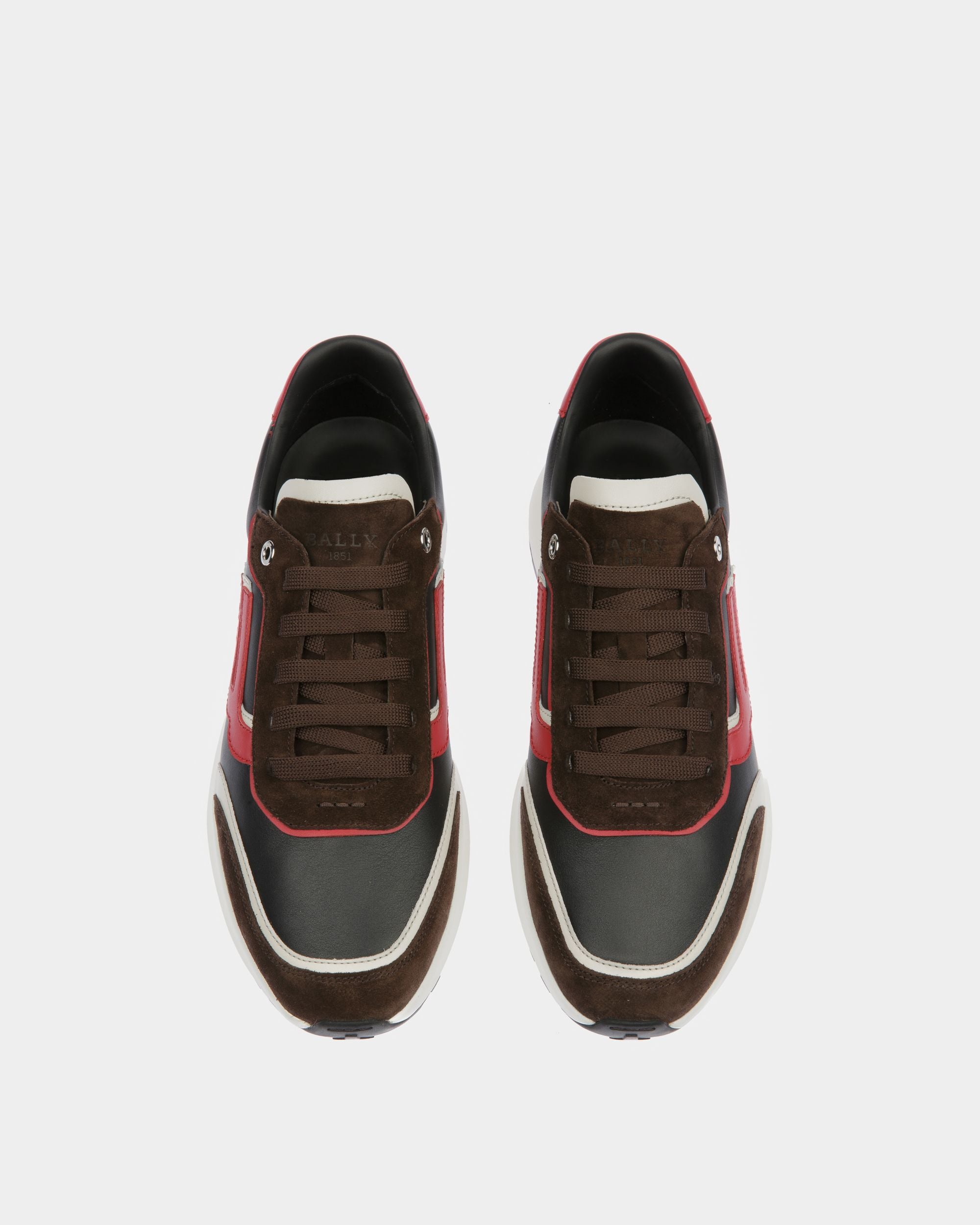 Demmy Sneakers En Cuir Brun Ébène - Homme - Bally - 05
