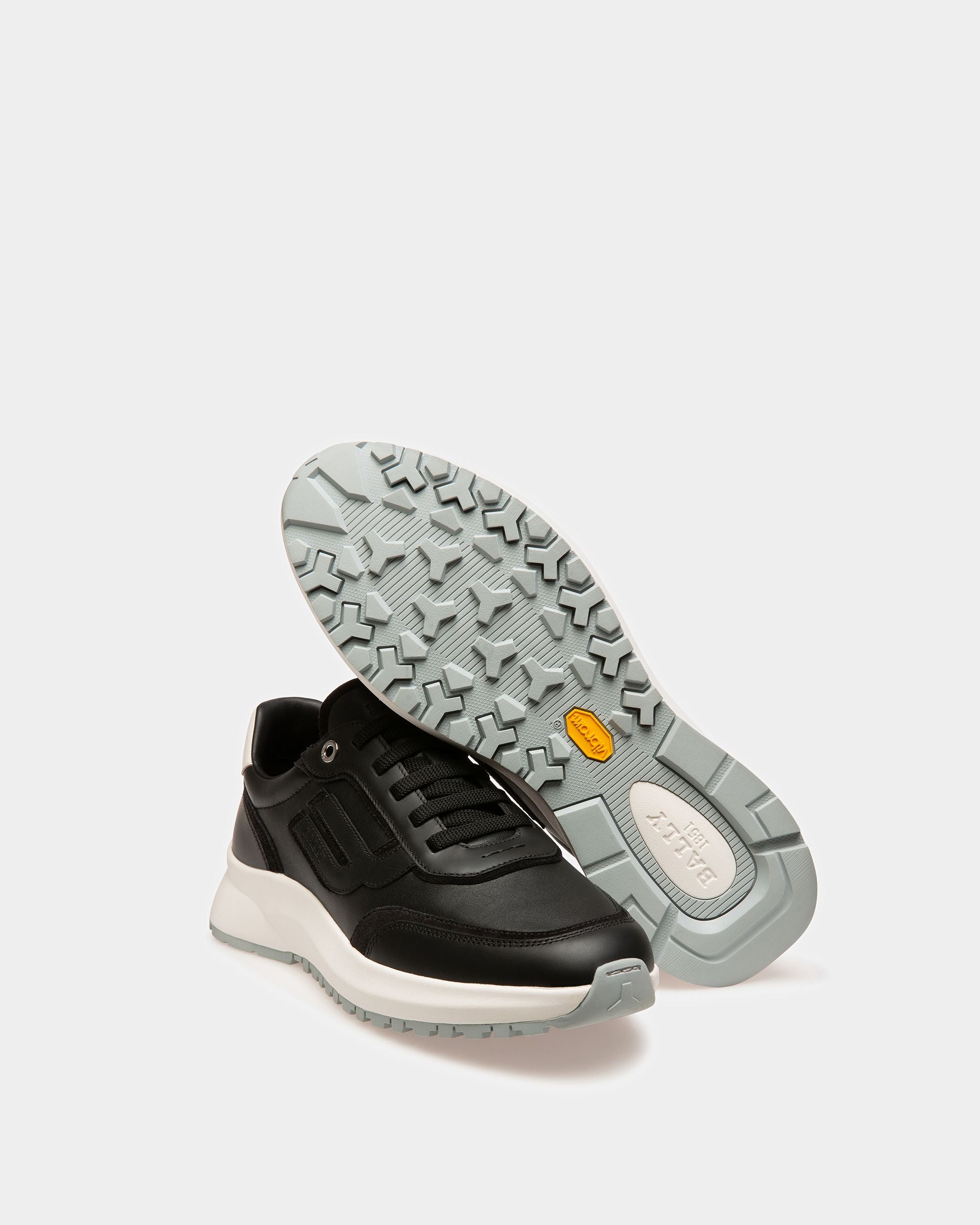 Demmy Sneakers En Cuir Noir - Homme - Bally - 04