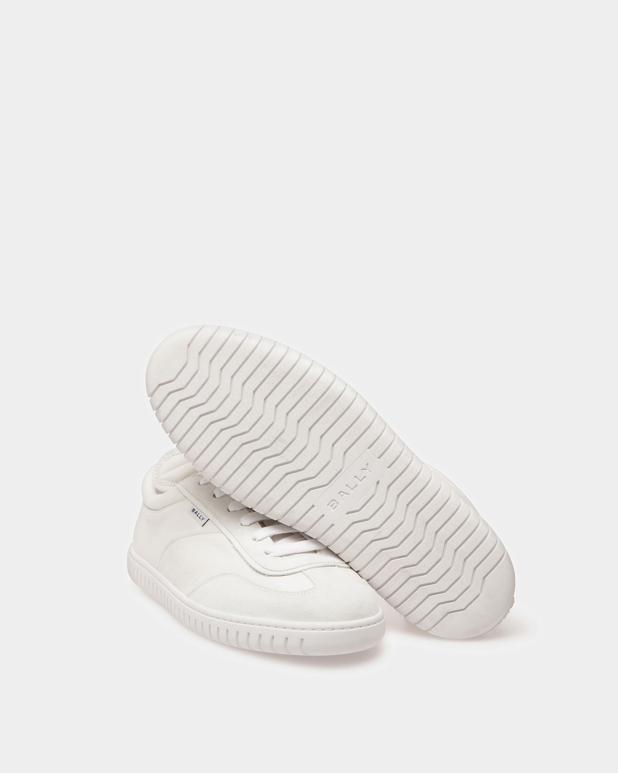 Sneakers Player En Cuir Blanc - Homme - Bally - 05