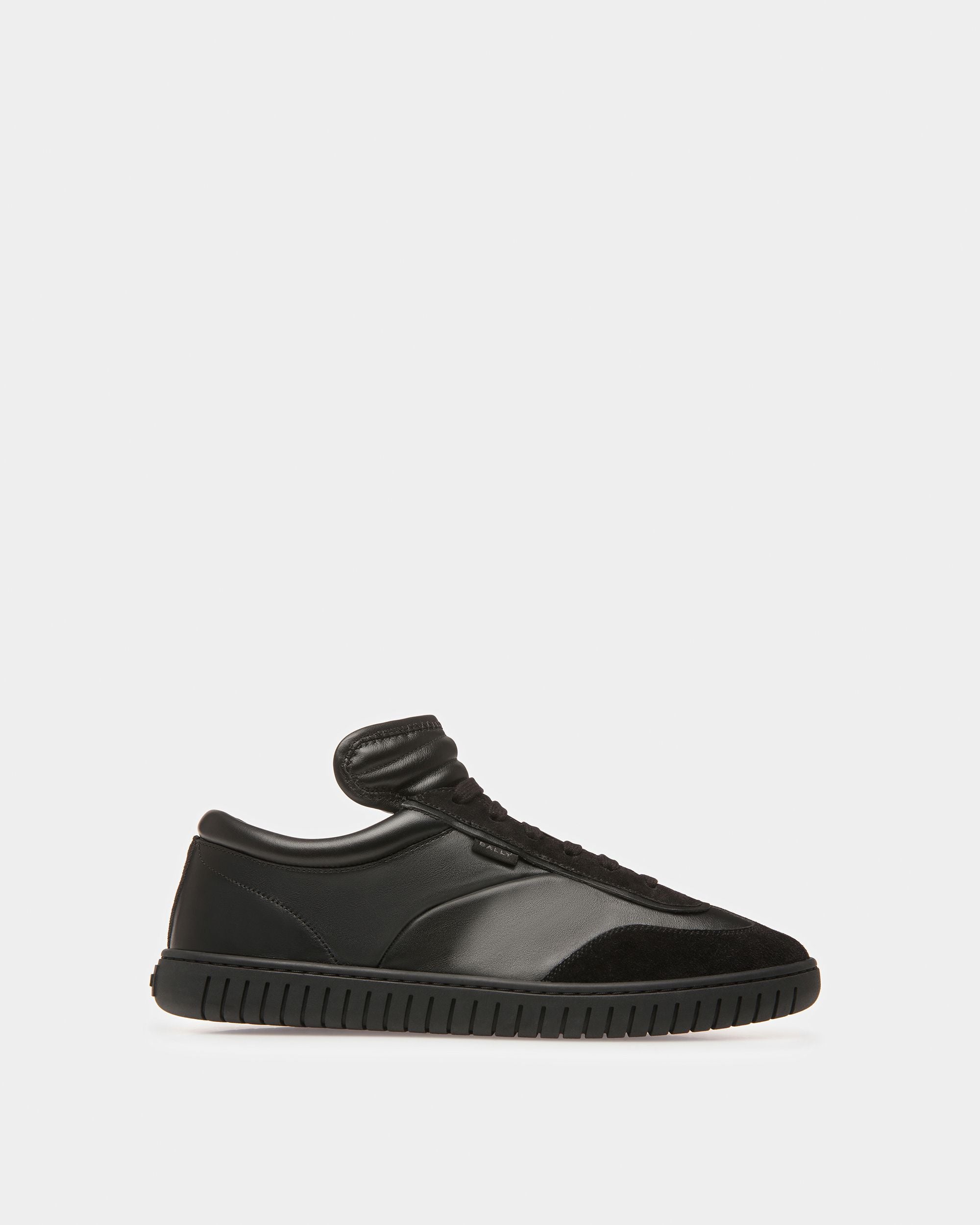 Player Sneaker Aus Leder In Schwarz - Herren - Bally - 01