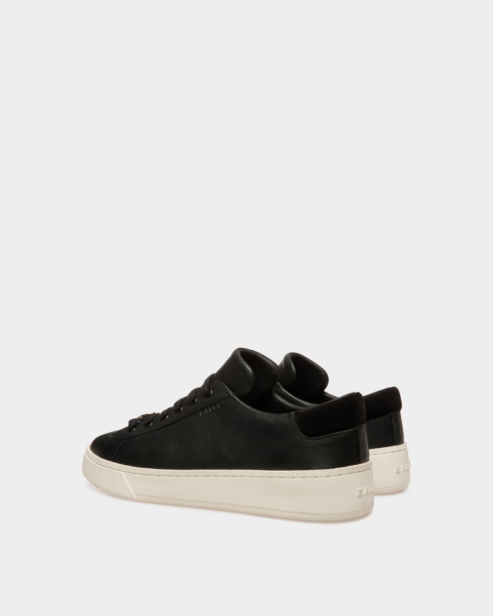 Zapatillas Raise De Piel Negra Y Blanca - Hombre - Bally - 03