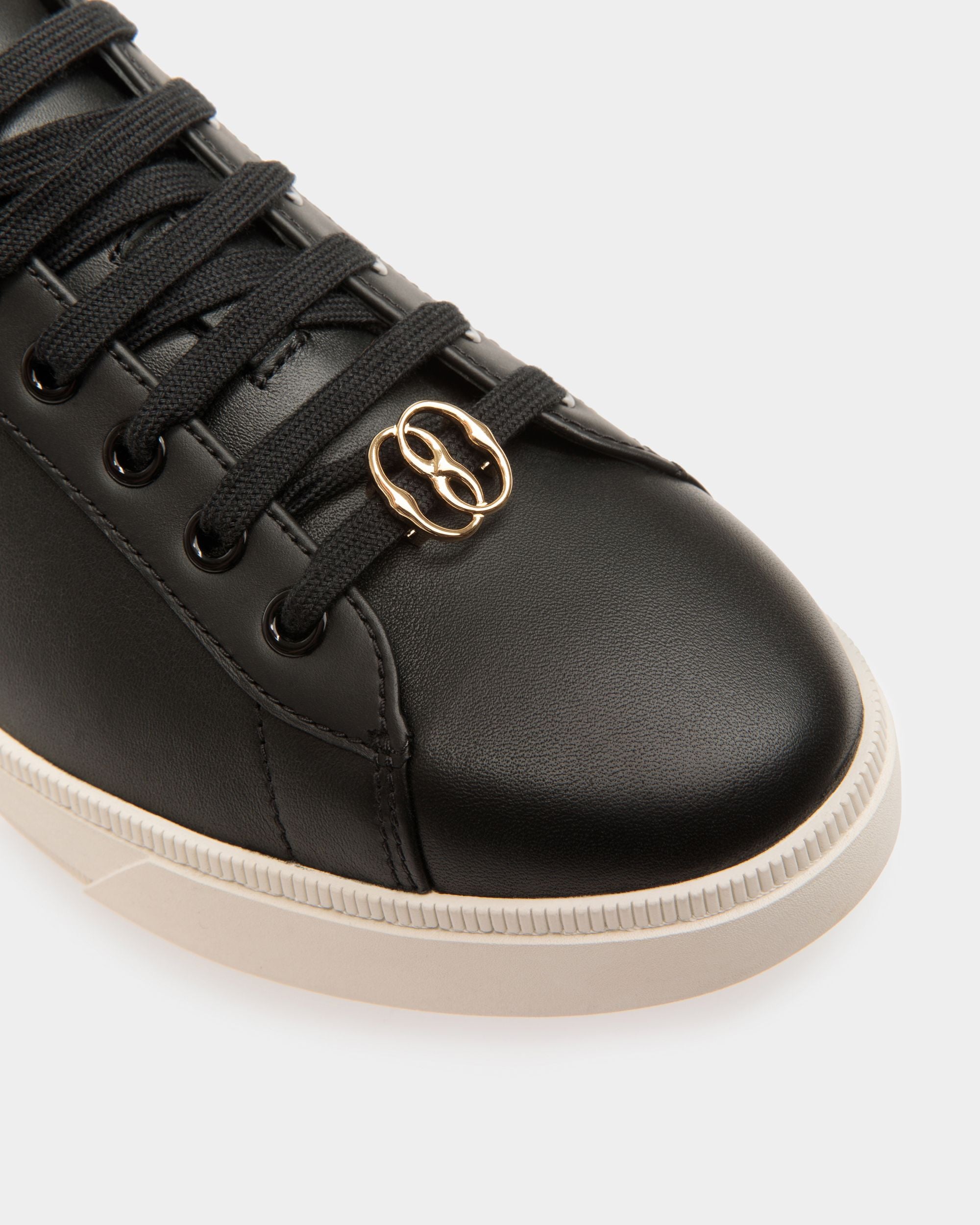Raise Sneakers In Black And White Leather - Men's - Bally - 05
